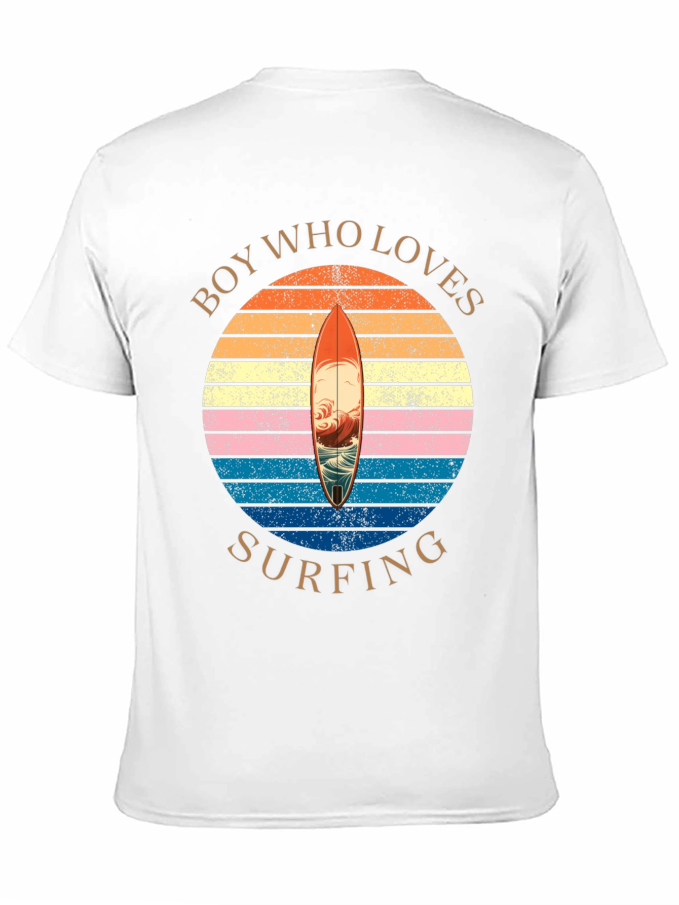Boy Who Loves Surfing T-Shirt