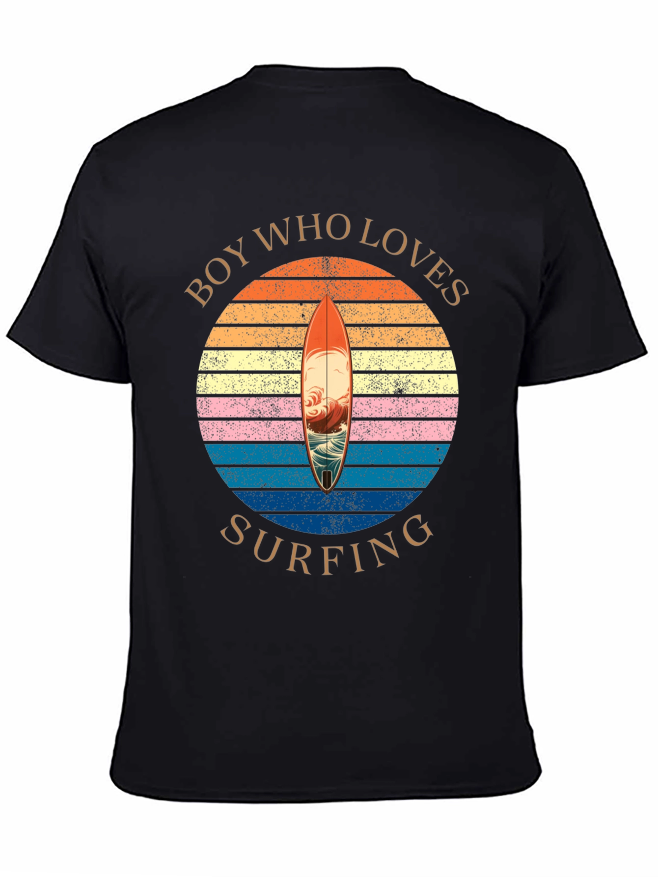 Boy Who Loves Surfing T-Shirt