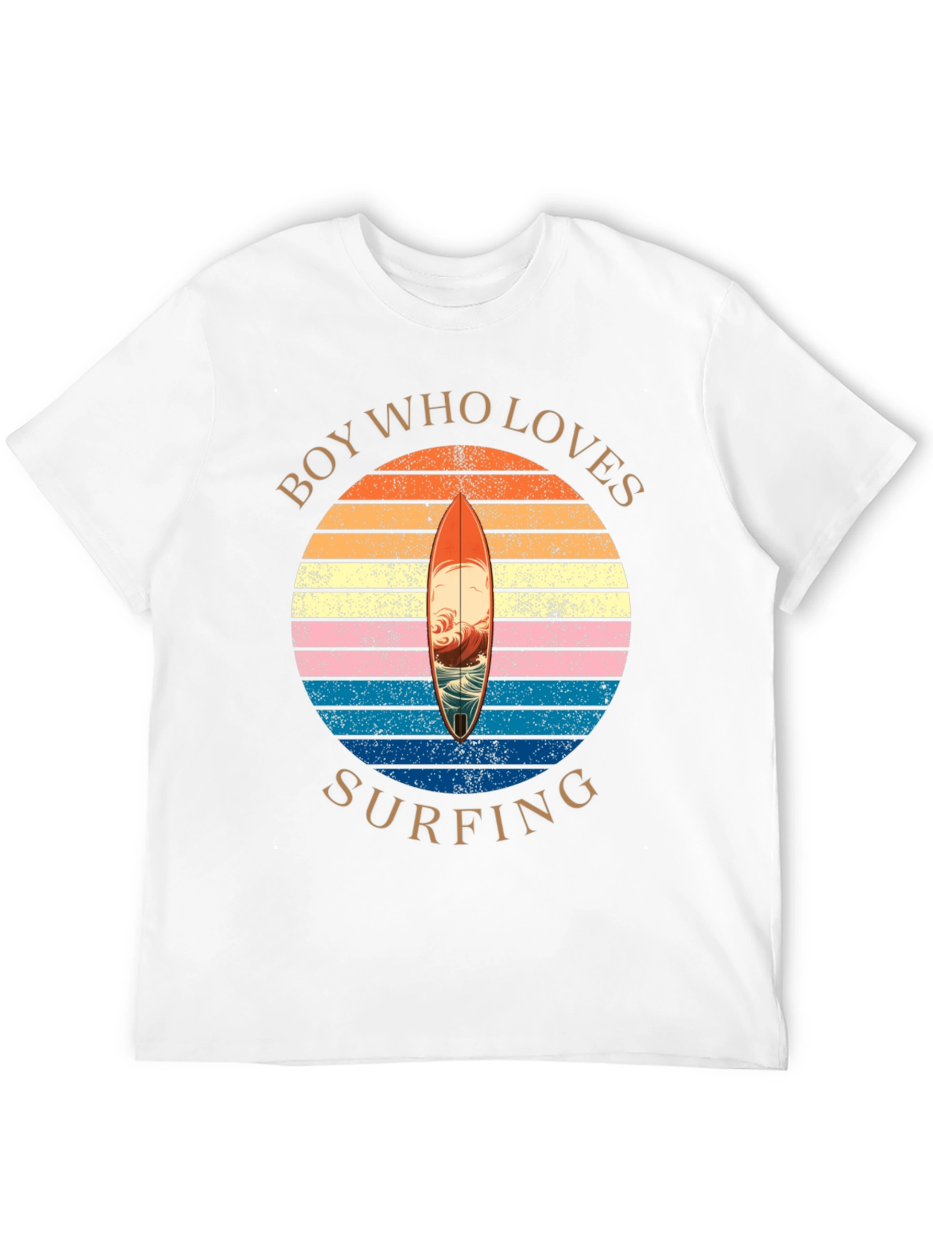 Boy Who Loves Surfing T-Shirt