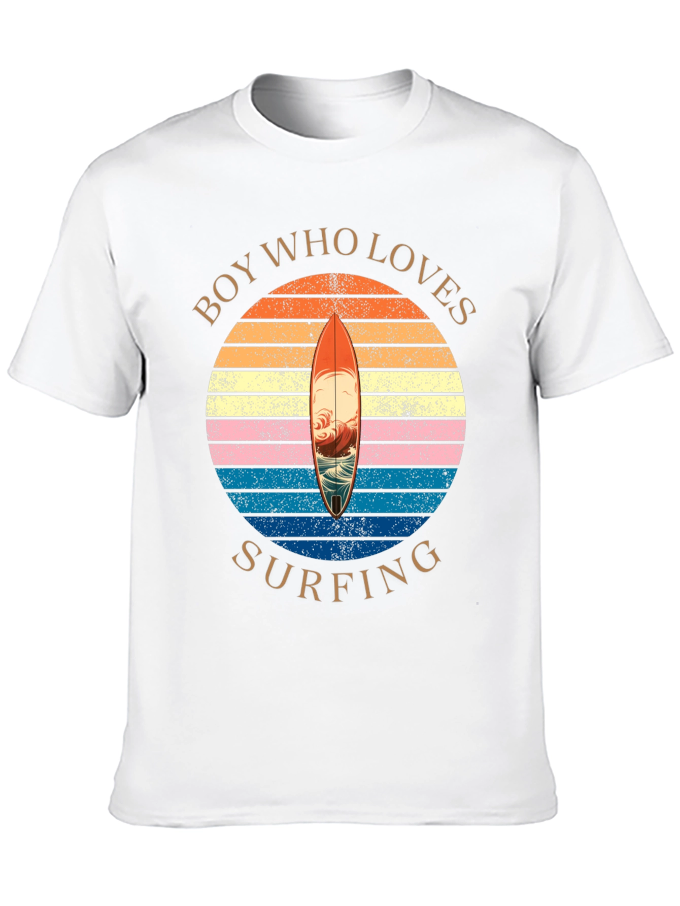 Boy Who Loves Surfing T-Shirt