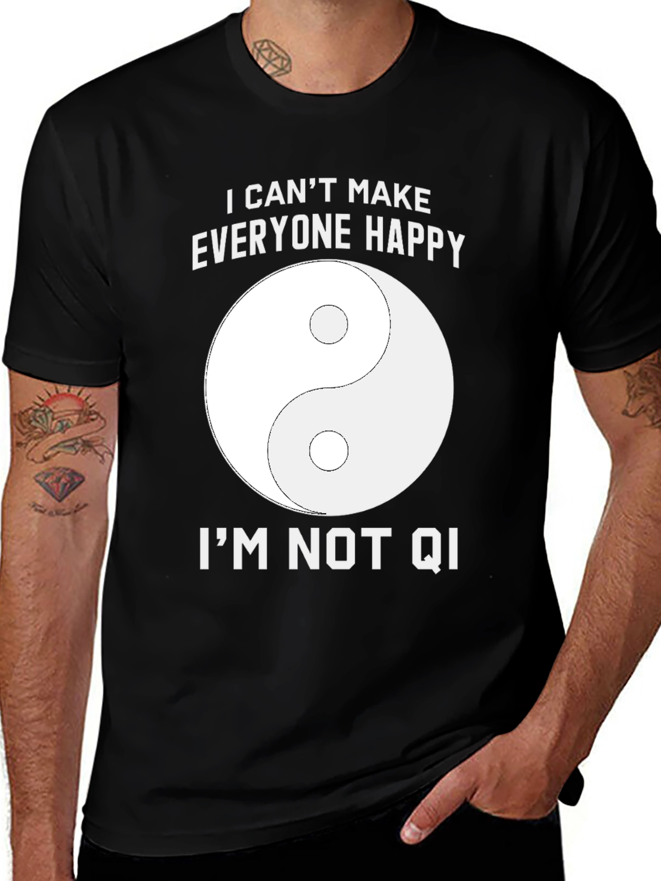 Funny Yin Yang I Cant Make Everyone Happy T-Shirt