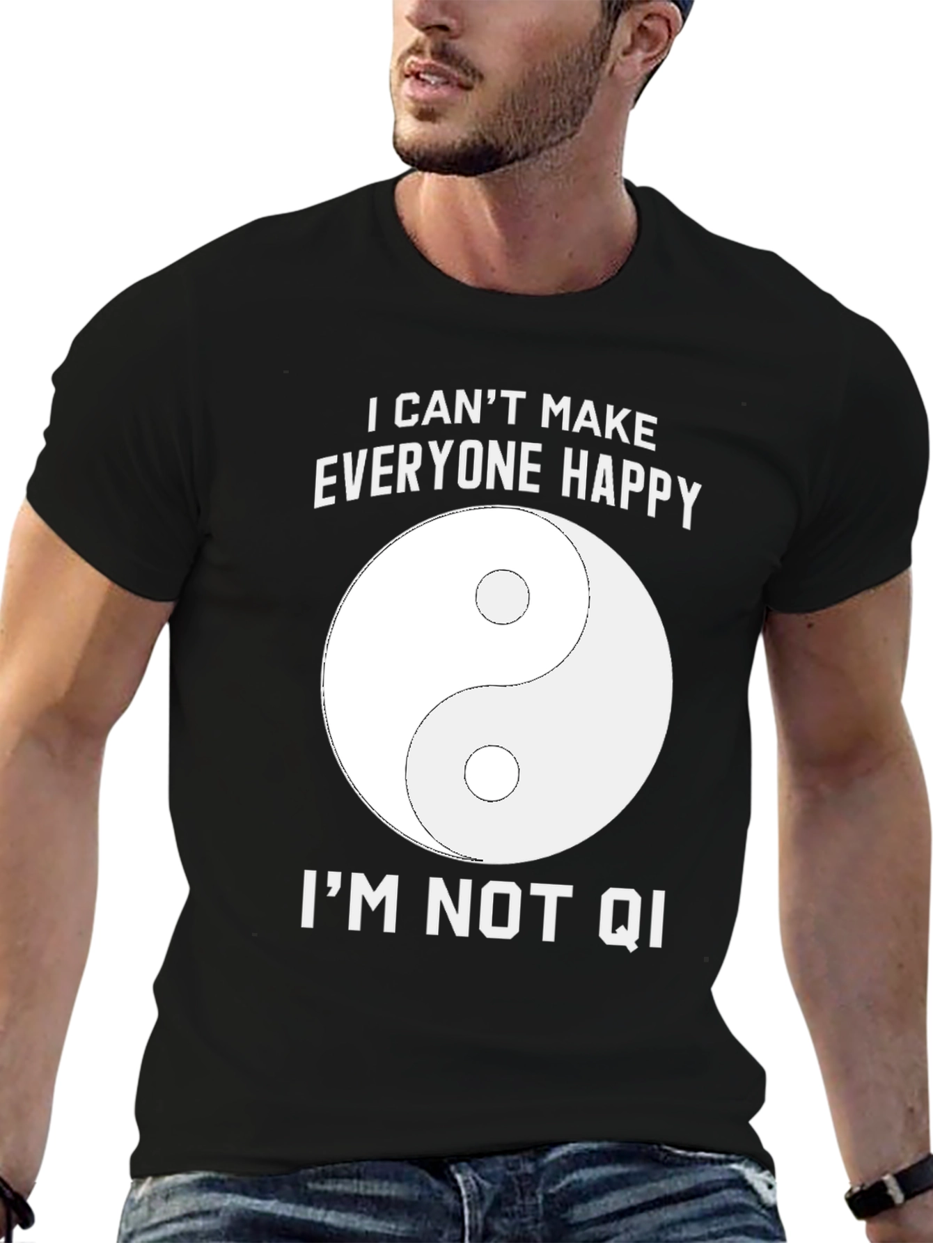 Funny Yin Yang I Cant Make Everyone Happy T-Shirt