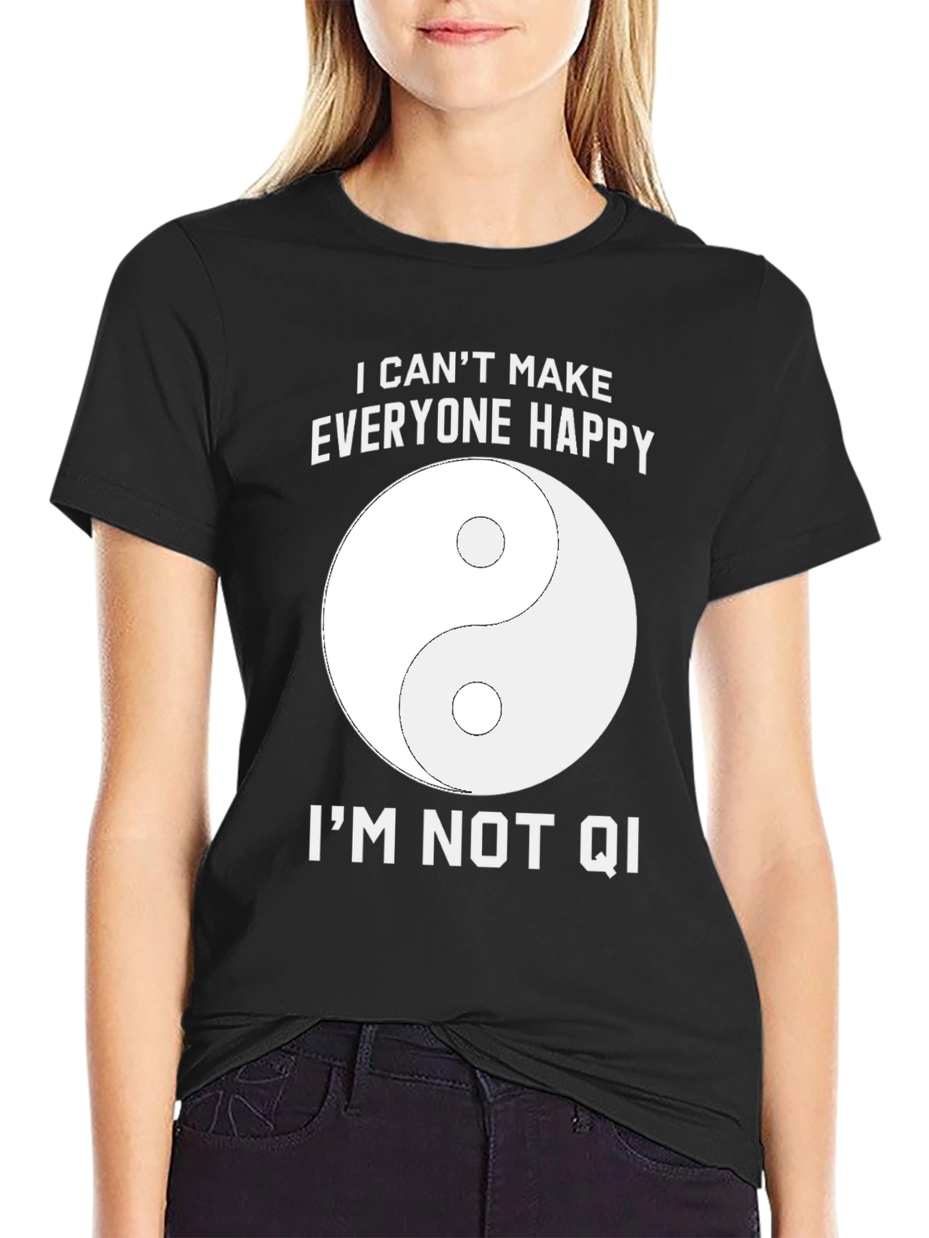 Funny Yin Yang I Cant Make Everyone Happy T-Shirt