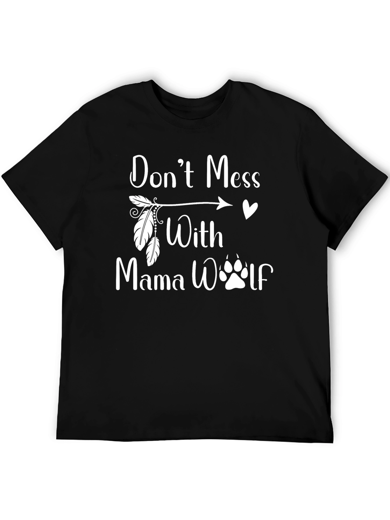 Dont Mess With Mama Wolf Graphic Tee