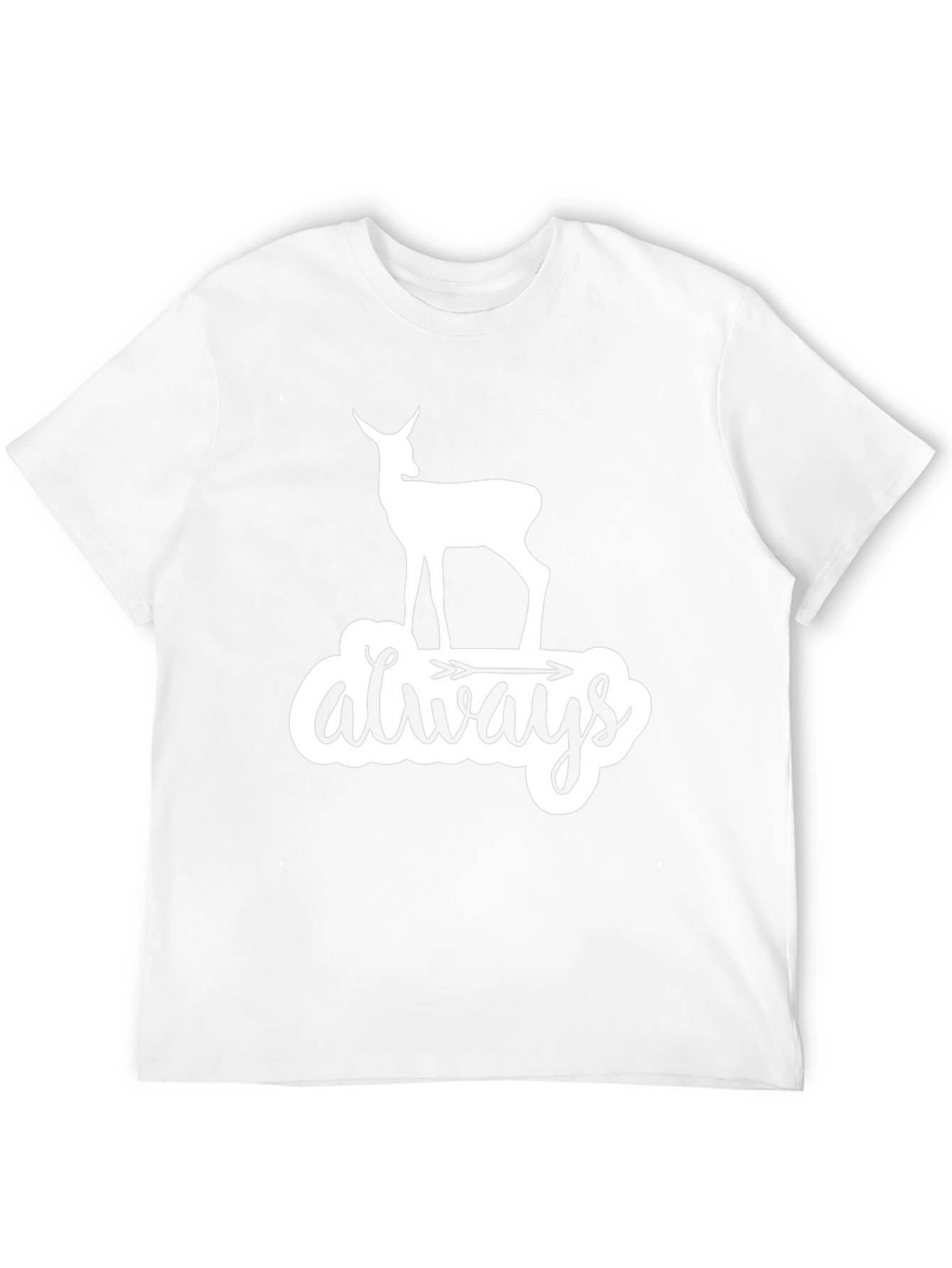 Deer Always Arrow T-Shirt - Black
