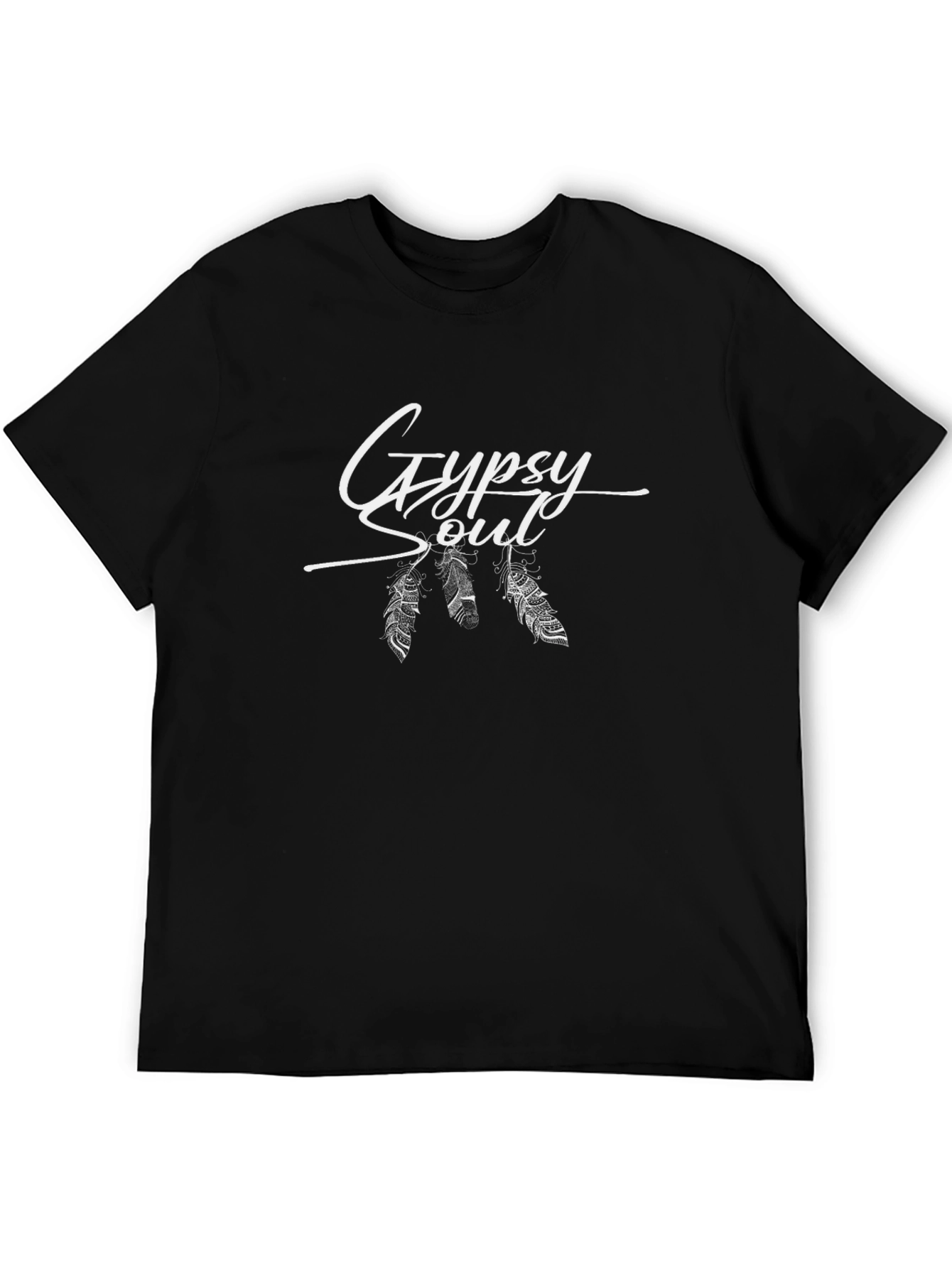 Gypsy Soul Graphic T-Shirt - Mens Black Tee