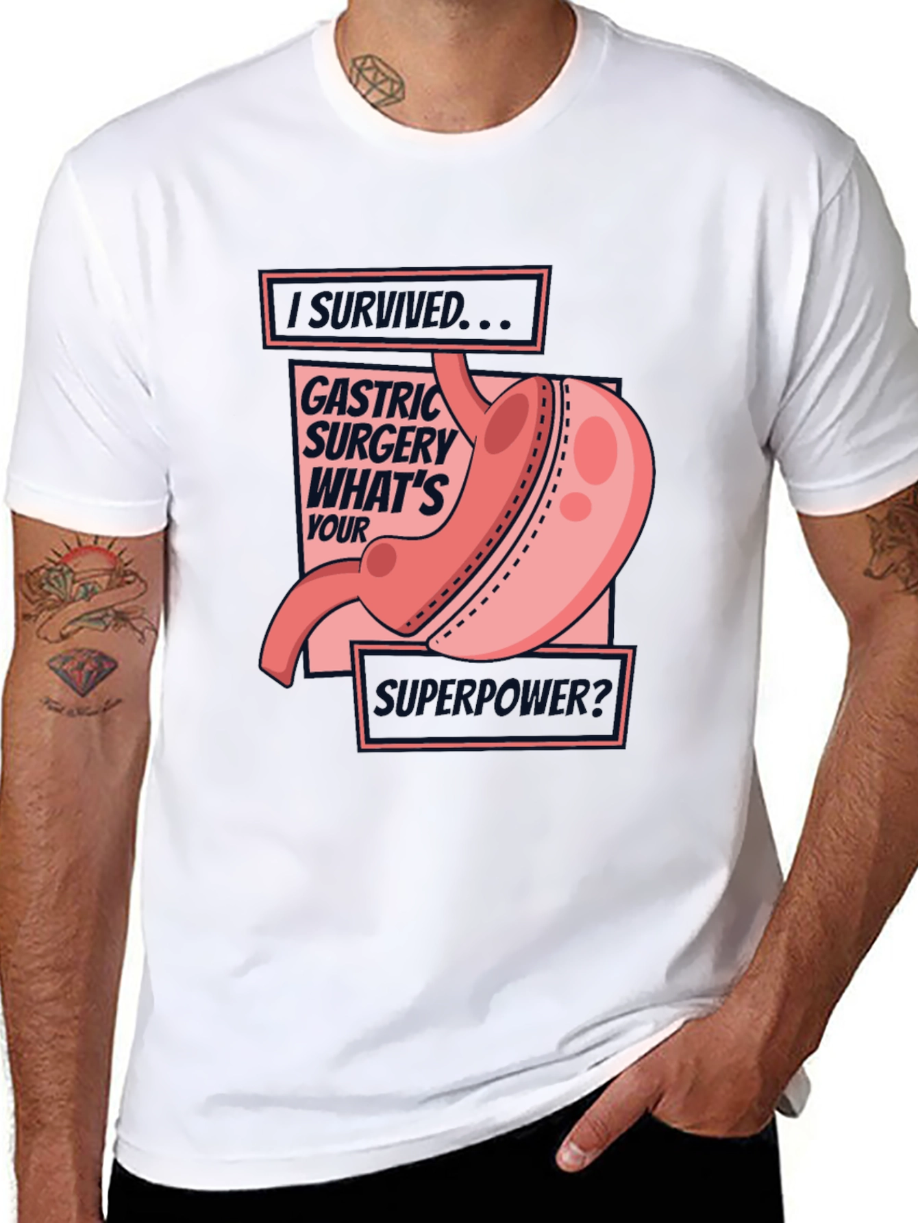 Gastric Surgery Survivor Tee - Whats Your Superpower?