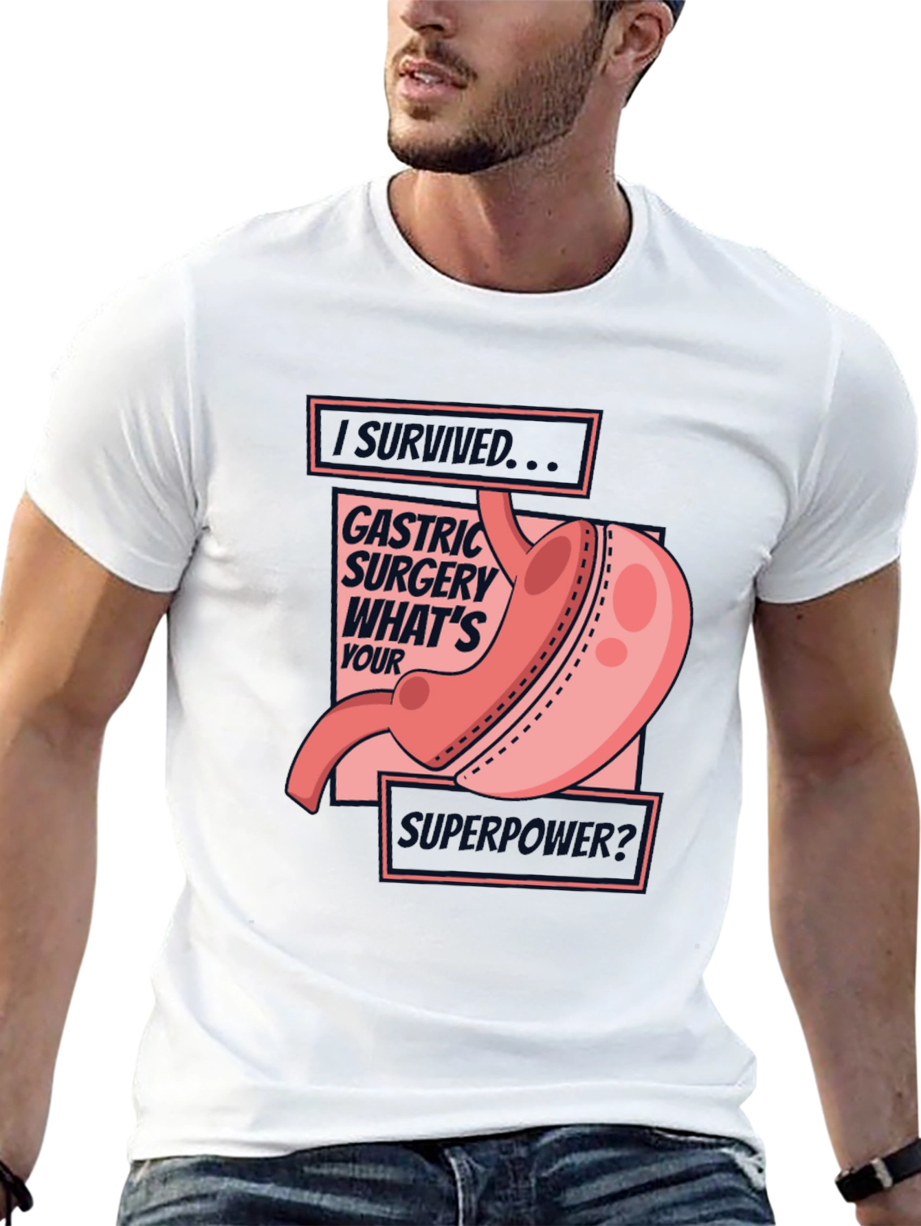 Gastric Surgery Survivor Tee - Whats Your Superpower?