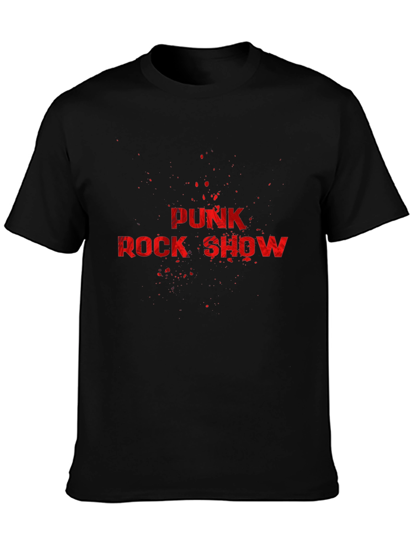 Punk Rock Show Graphic Tee - Black
