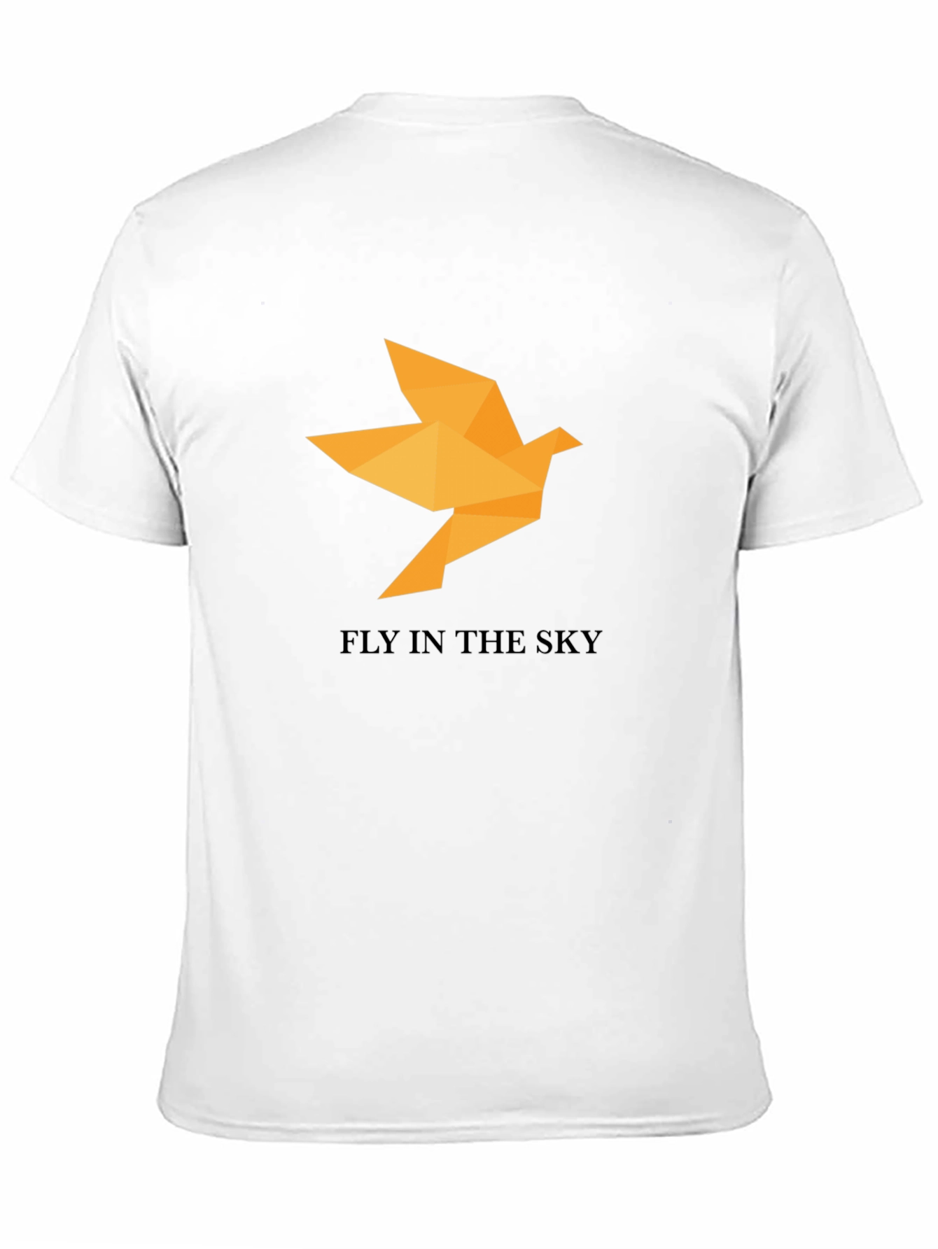Geometric Bird T-Shirt - Fly in the Sky