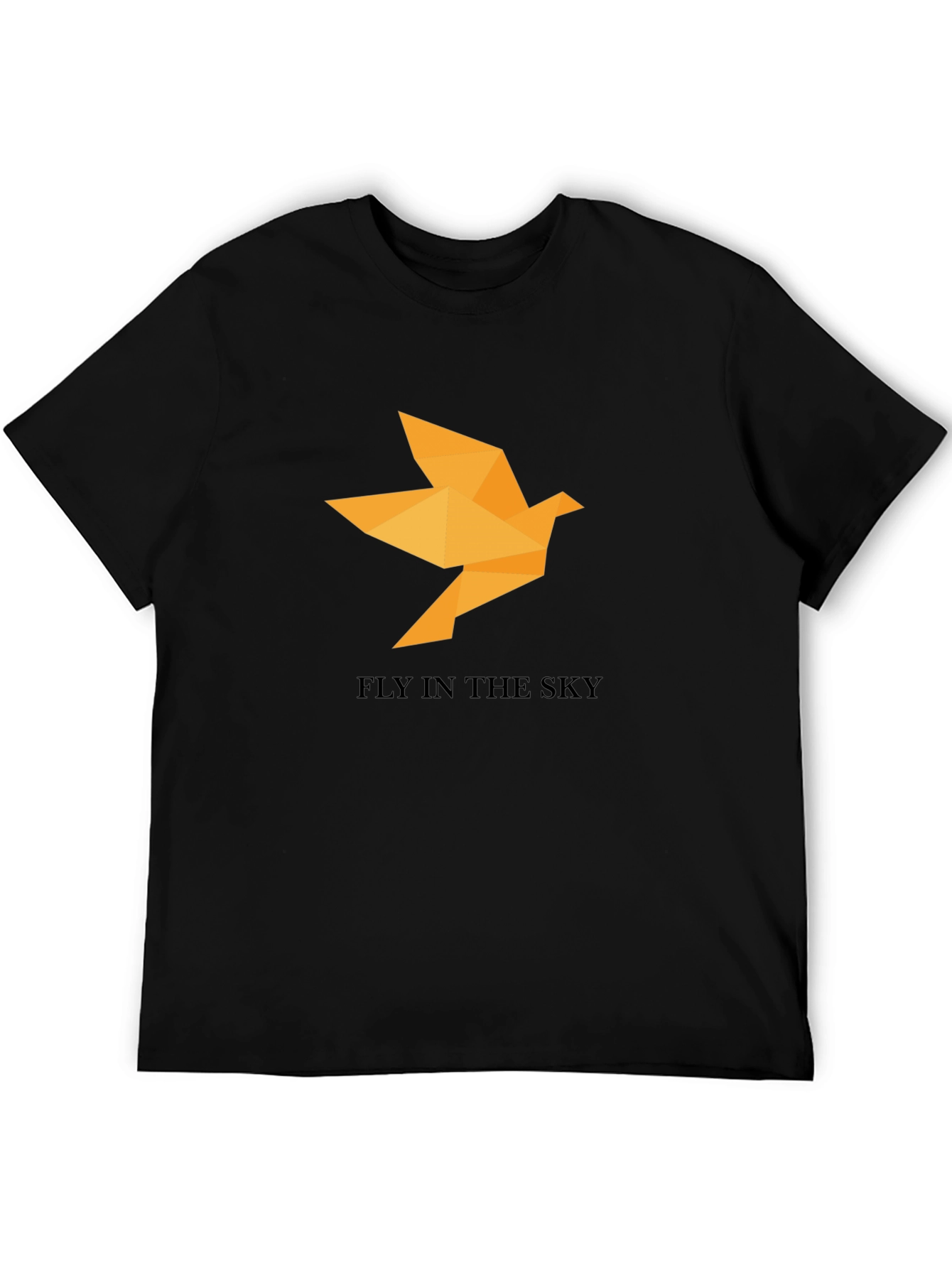 Geometric Bird T-Shirt - Fly in the Sky