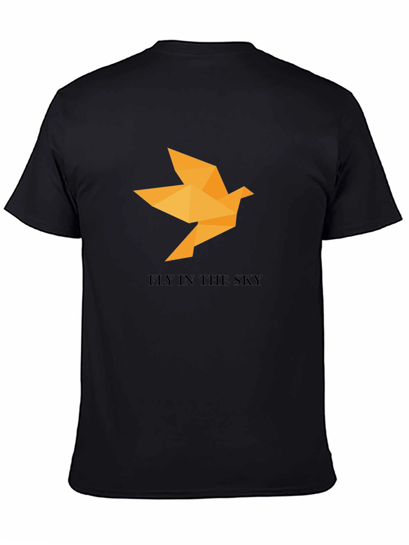 Geometric Bird T-Shirt - Fly in the Sky