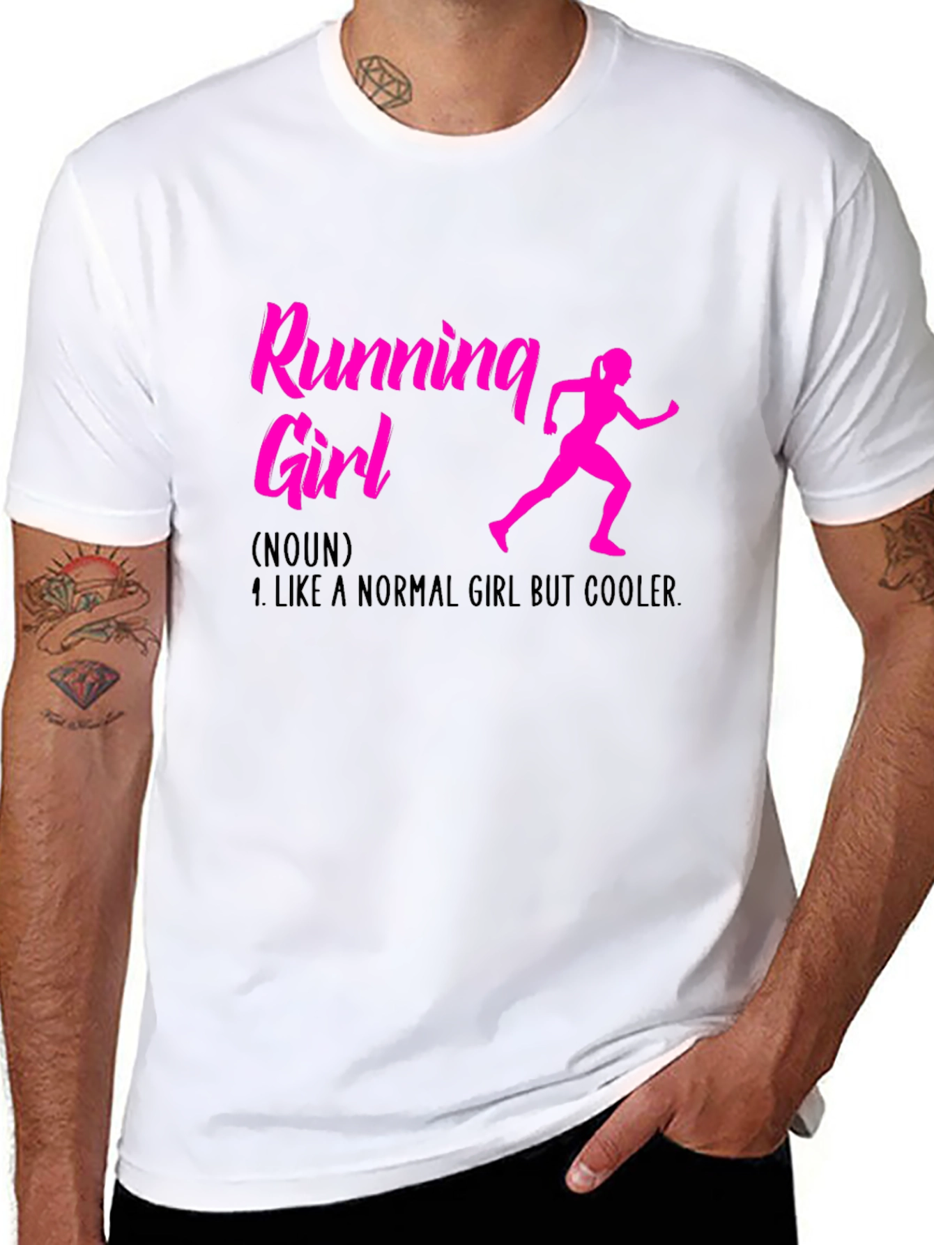Running Girl T-Shirt: Normal Girl But Cooler!