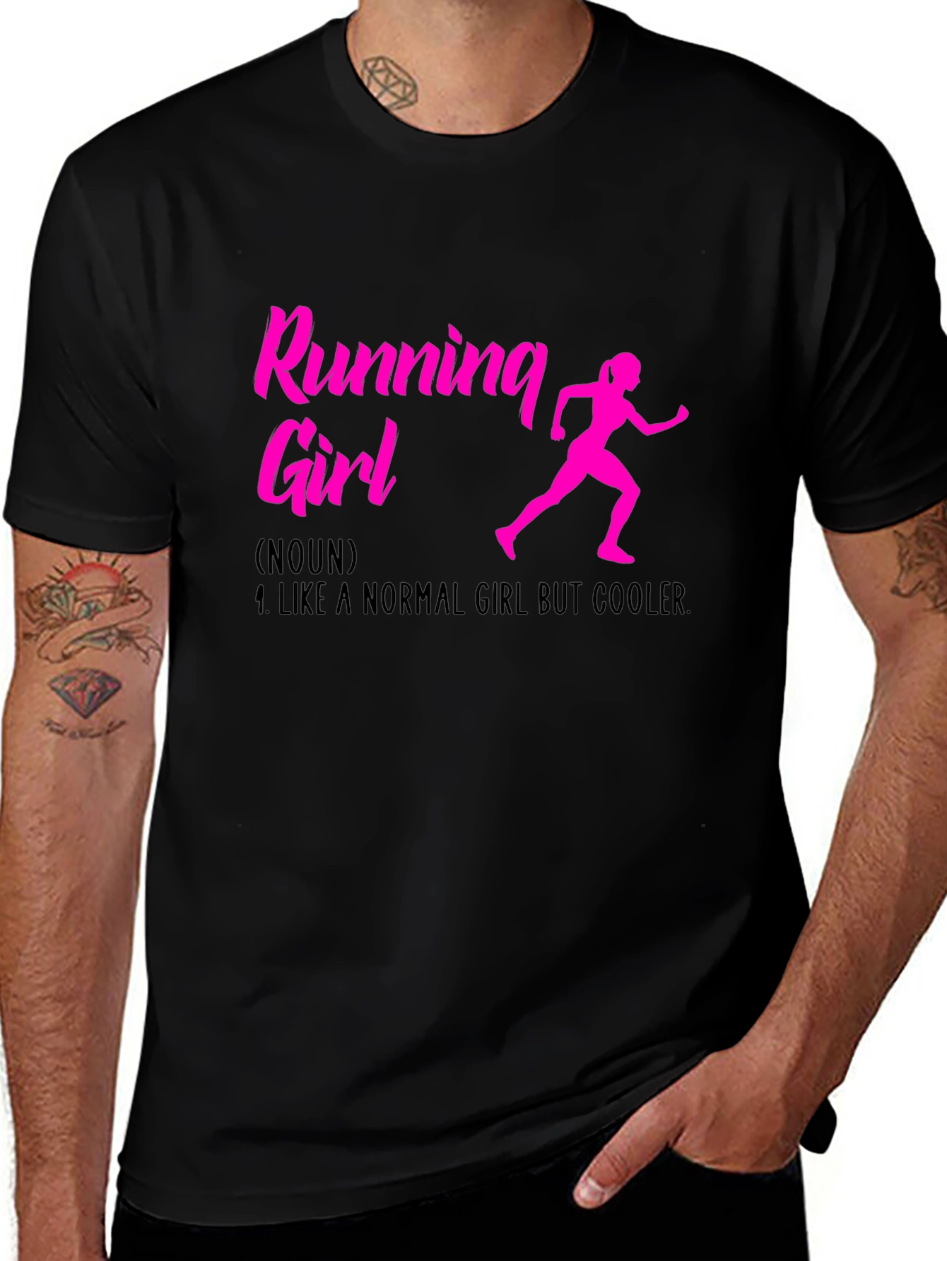 Running Girl T-Shirt: Normal Girl But Cooler!