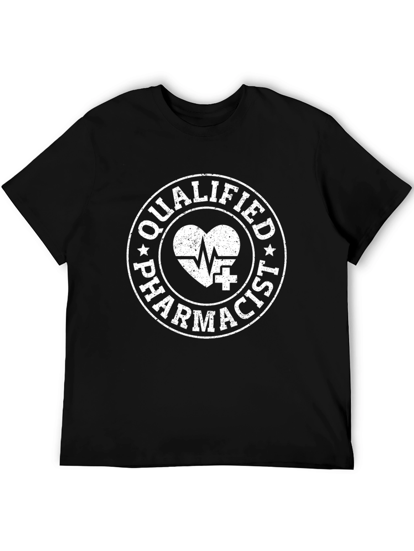 Qualified Pharmacist Heartbeat T-Shirt