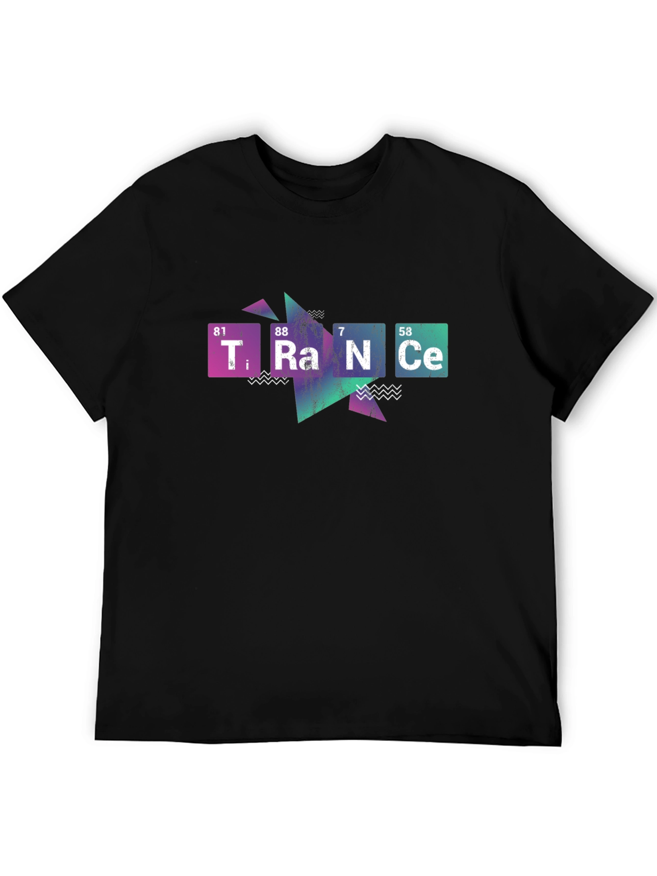 Trance Periodic Table Style Graphic T-Shirt