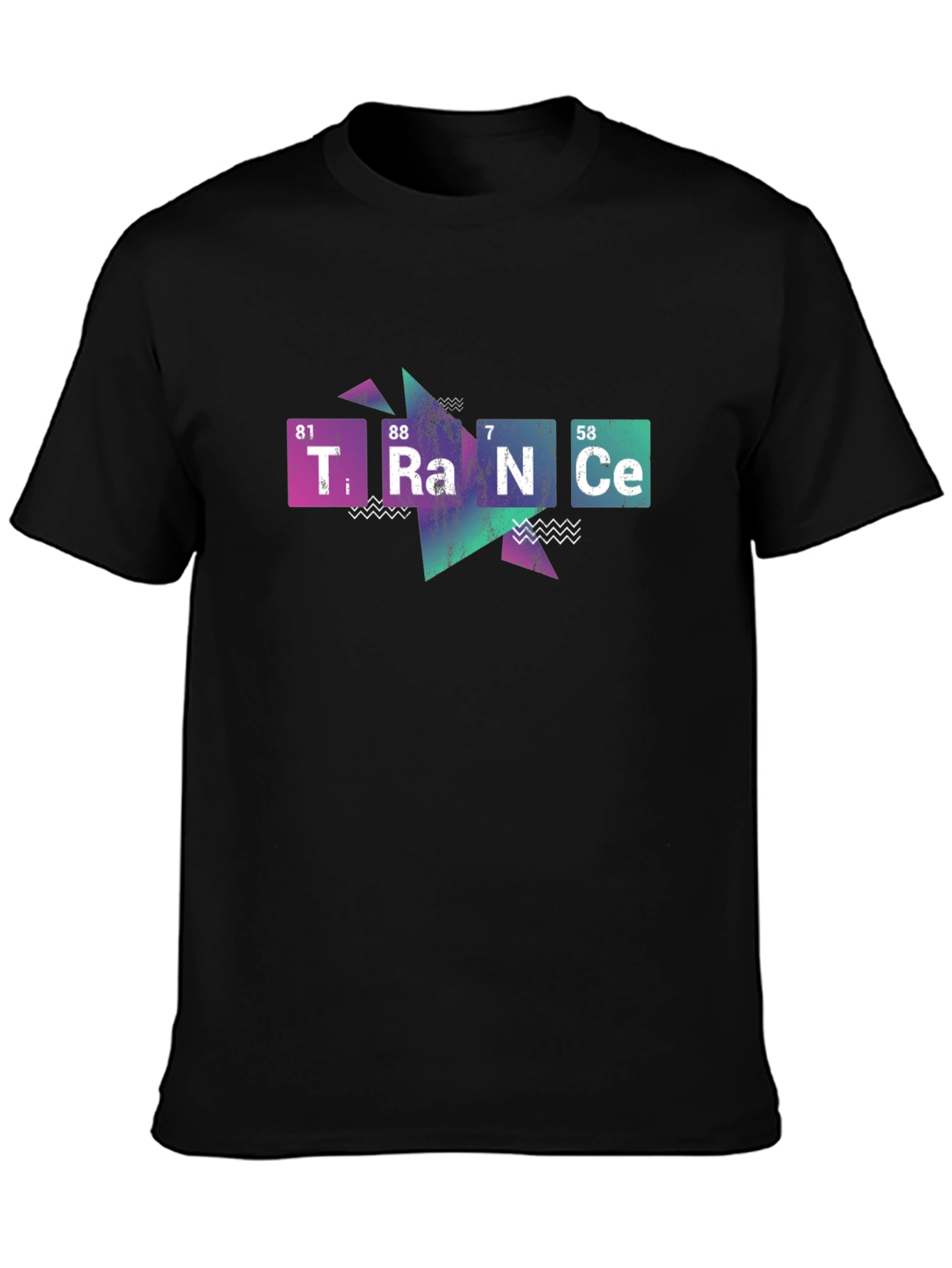 Trance Periodic Table Style Graphic T-Shirt