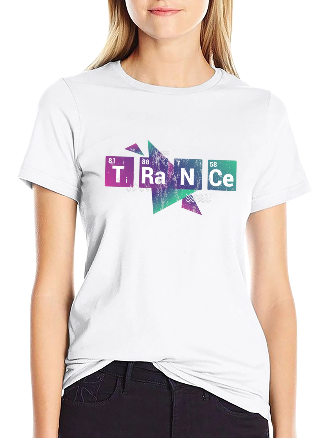 Trance Periodic Table Style Graphic T-Shirt
