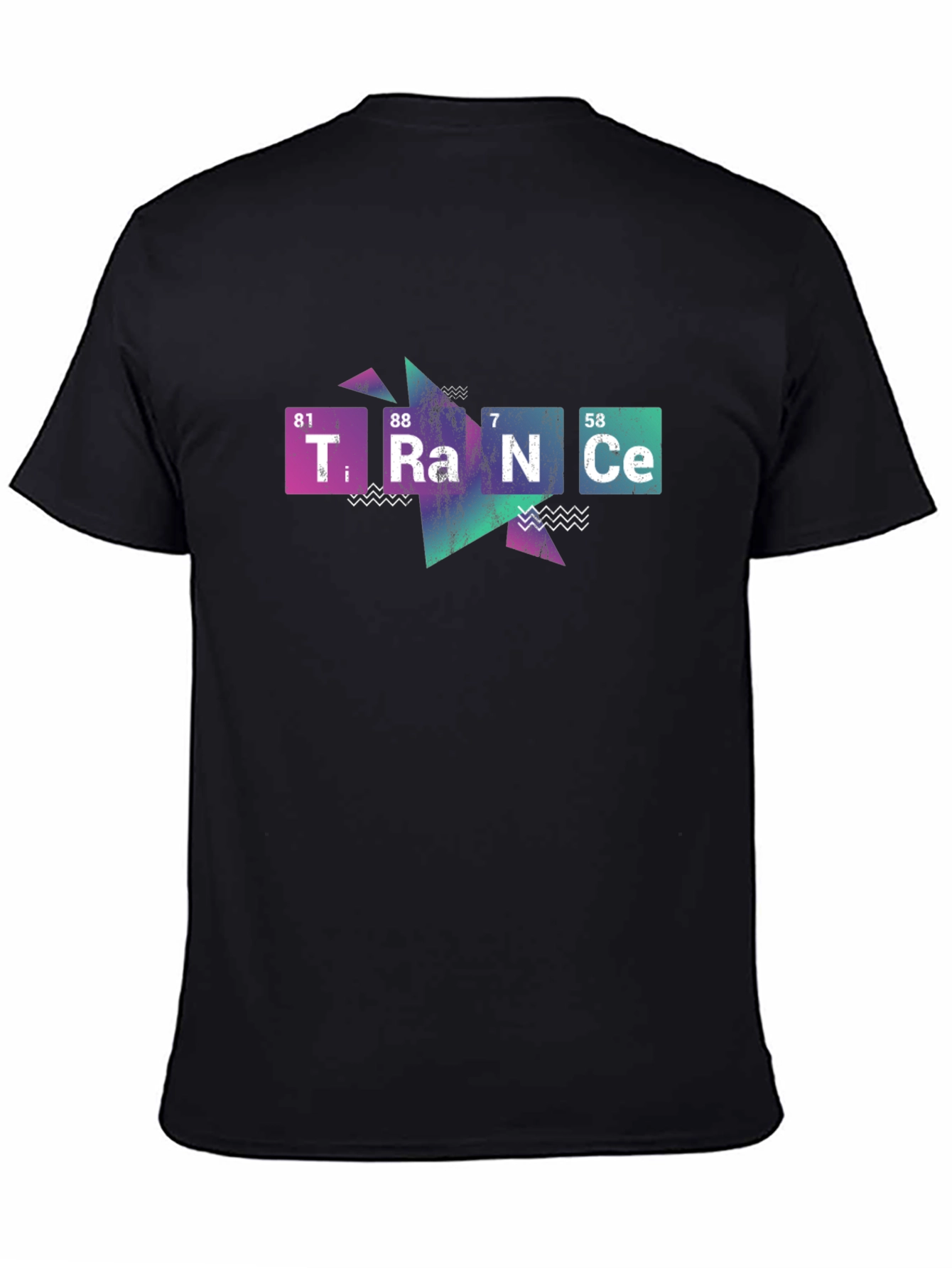 Trance Periodic Table Style Graphic T-Shirt