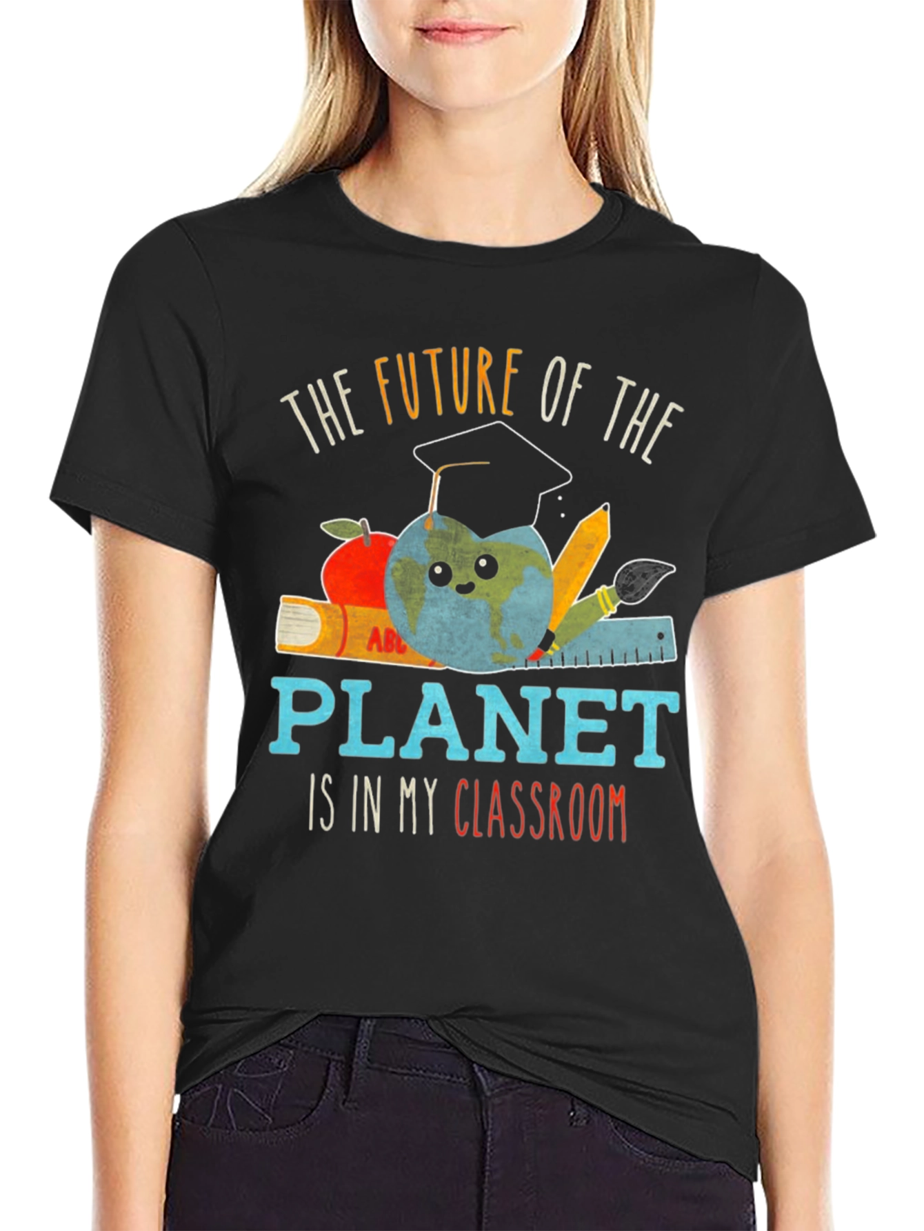 Future Planet Classroom Teacher Graphic Tee