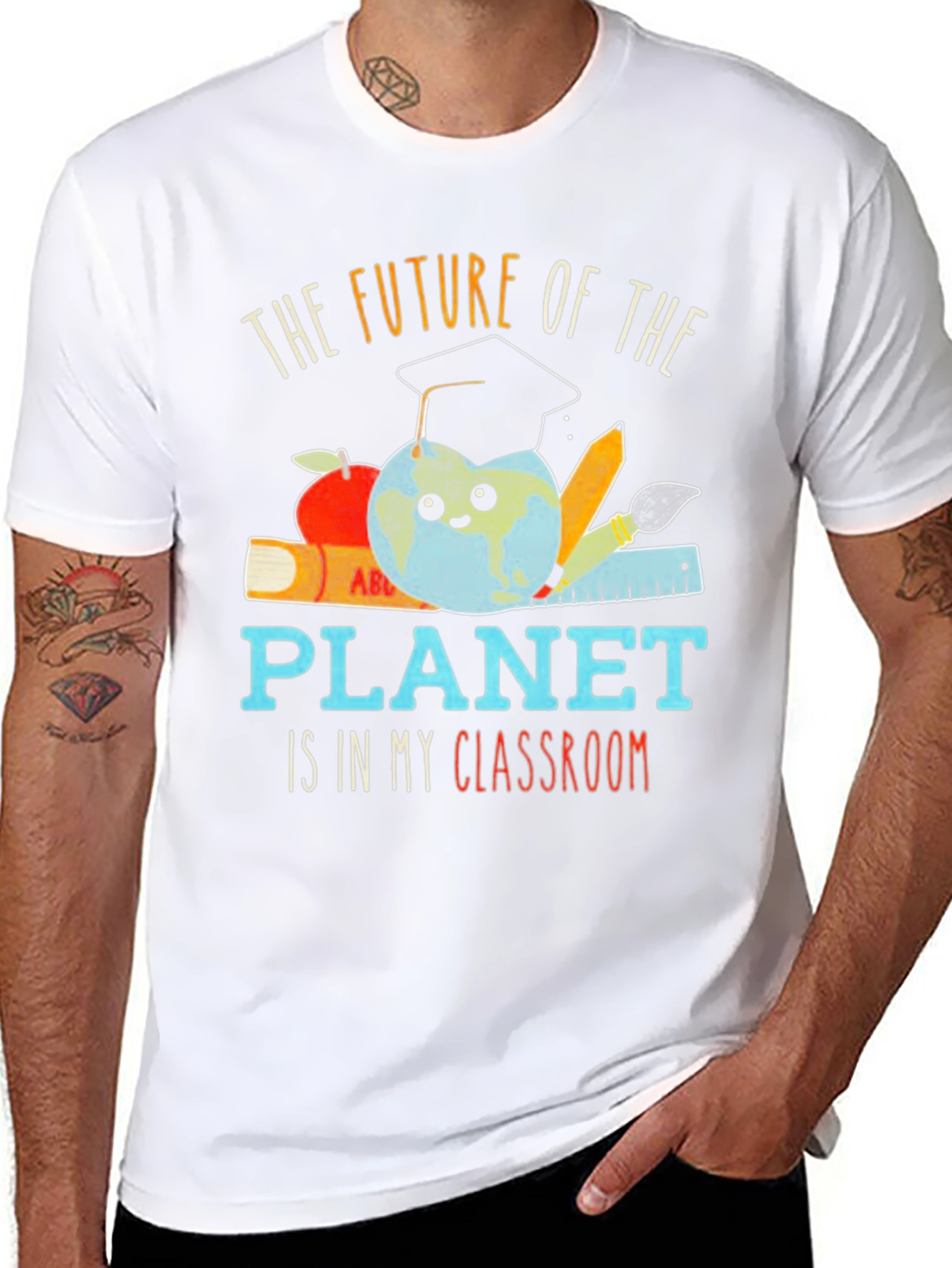 Future Planet Classroom Teacher Graphic Tee