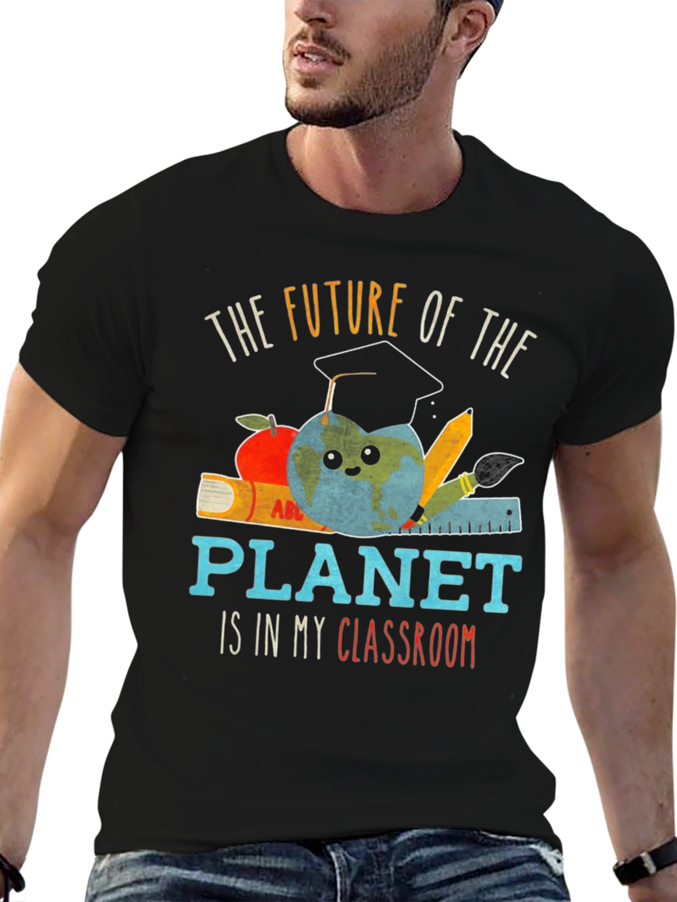 Future Planet Classroom Teacher Graphic Tee