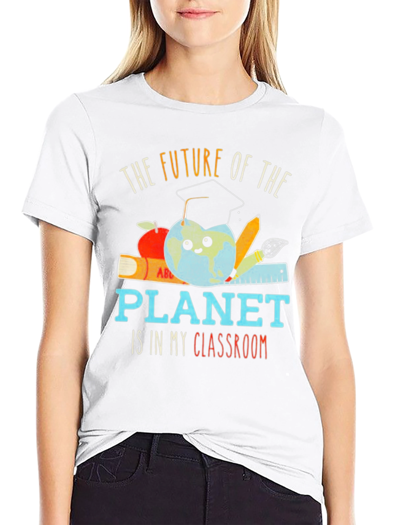 Future Planet Classroom Teacher Graphic Tee
