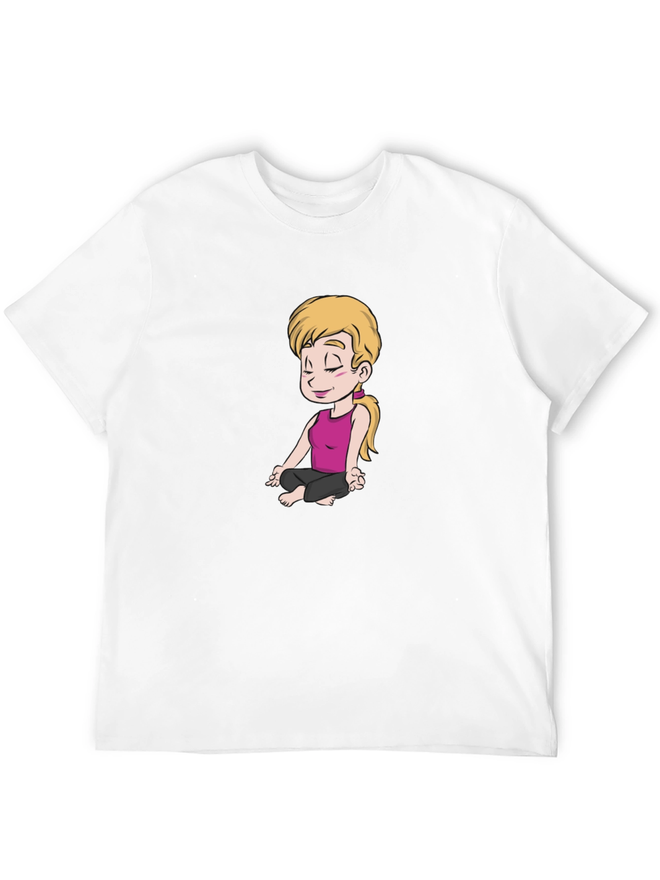 Yoga Cartoon T-Shirt