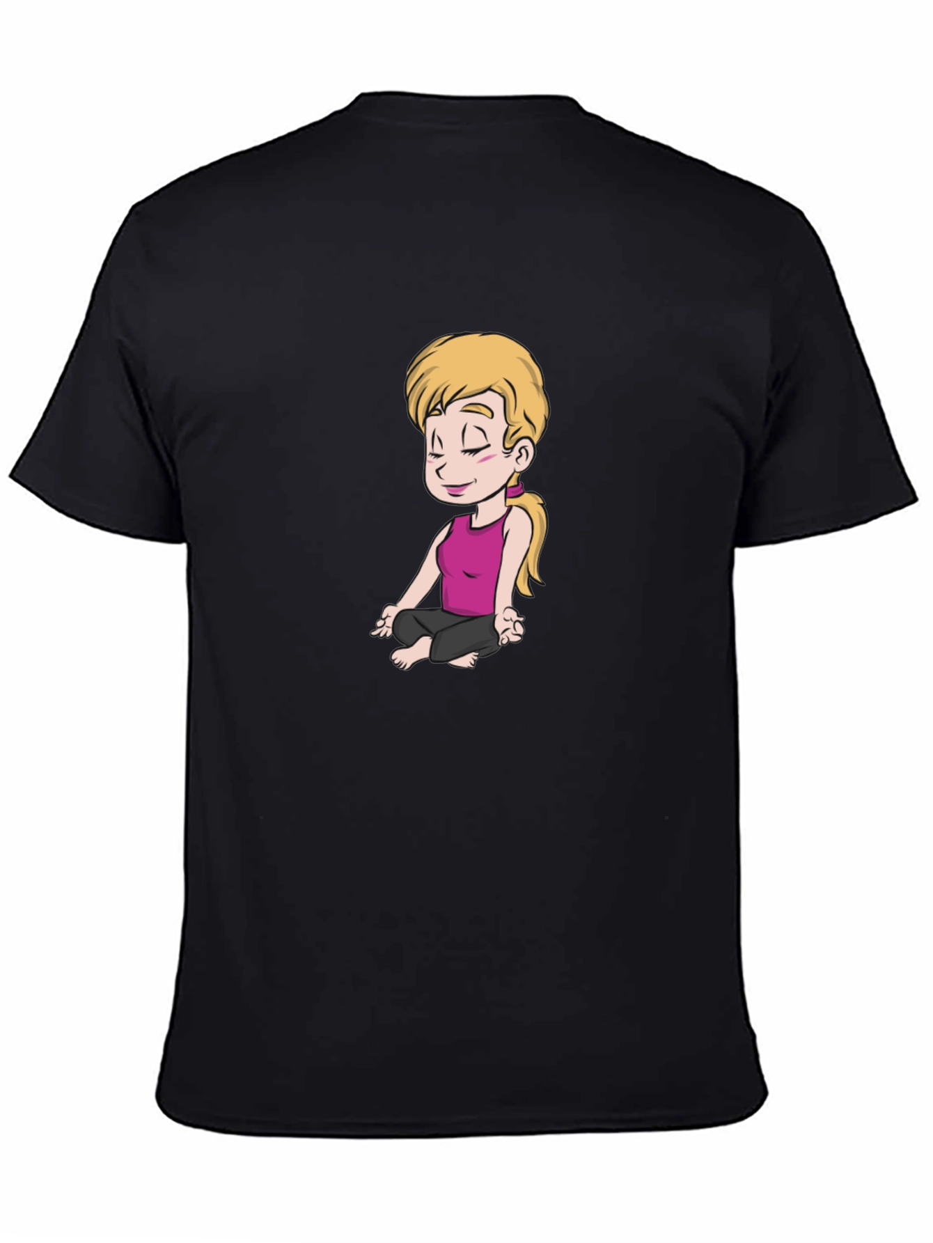 Yoga Cartoon T-Shirt