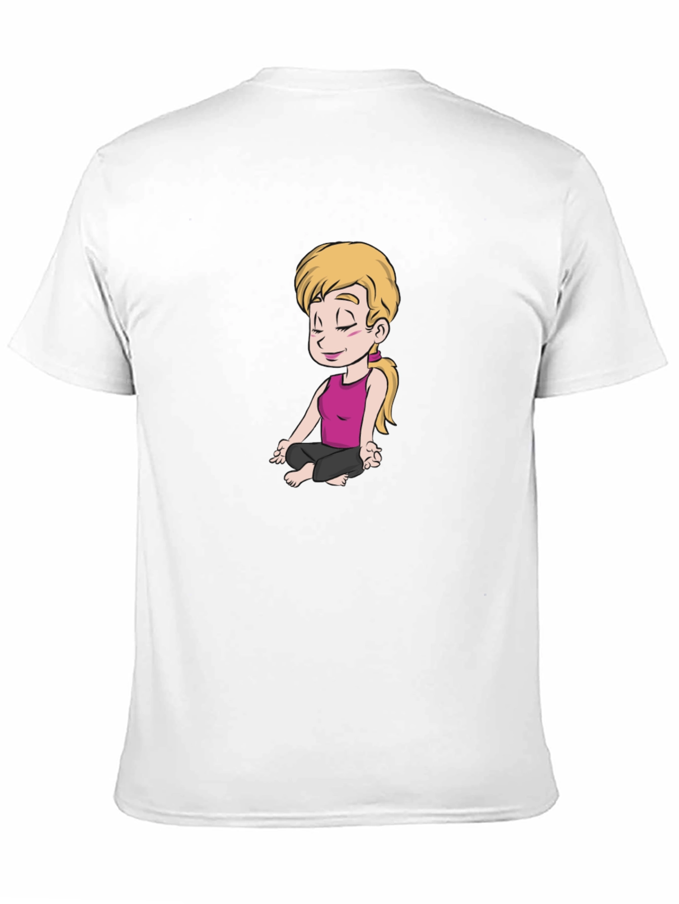 Yoga Cartoon T-Shirt