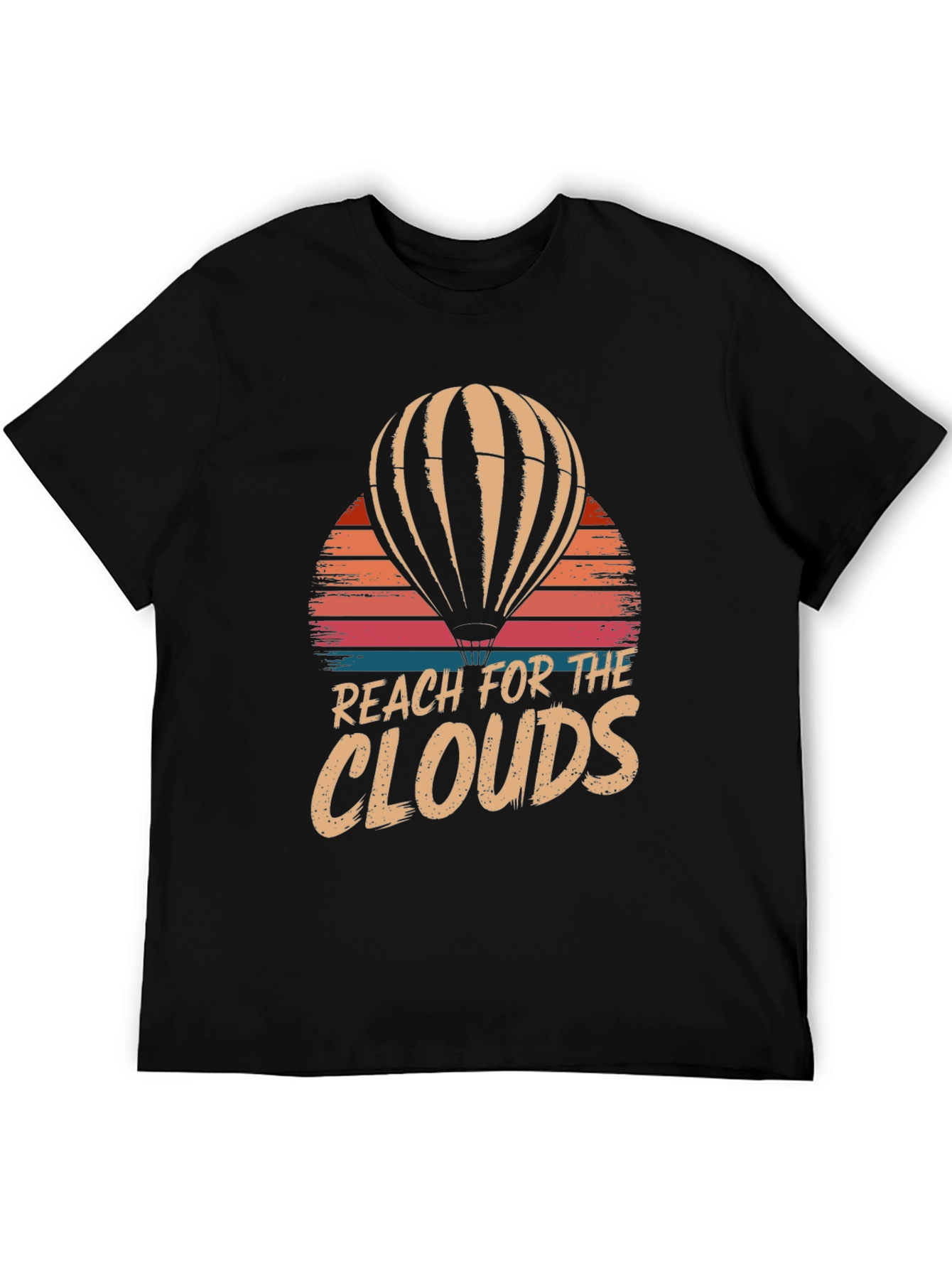 Reach for the Clouds Hot Air Balloon Tee