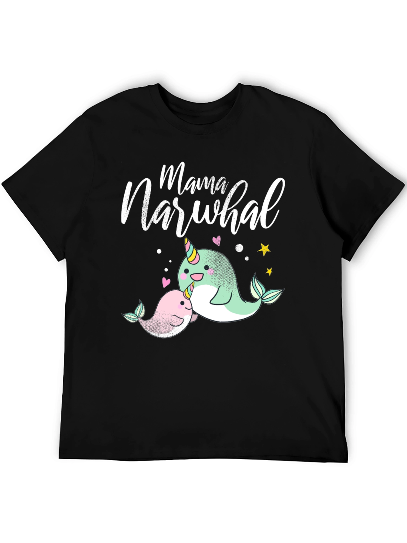 Mama Narwhal T-Shirt - Cute Ocean Tee