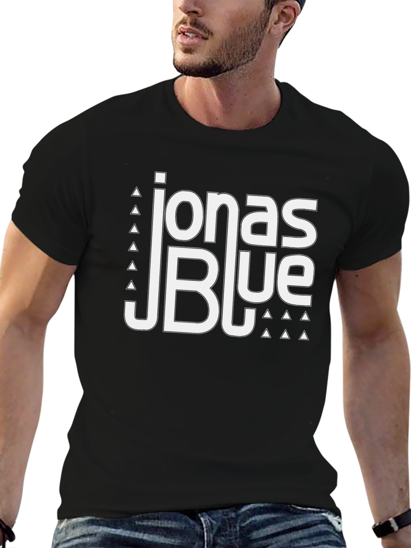 Jonas Blue Black Graphic Tee