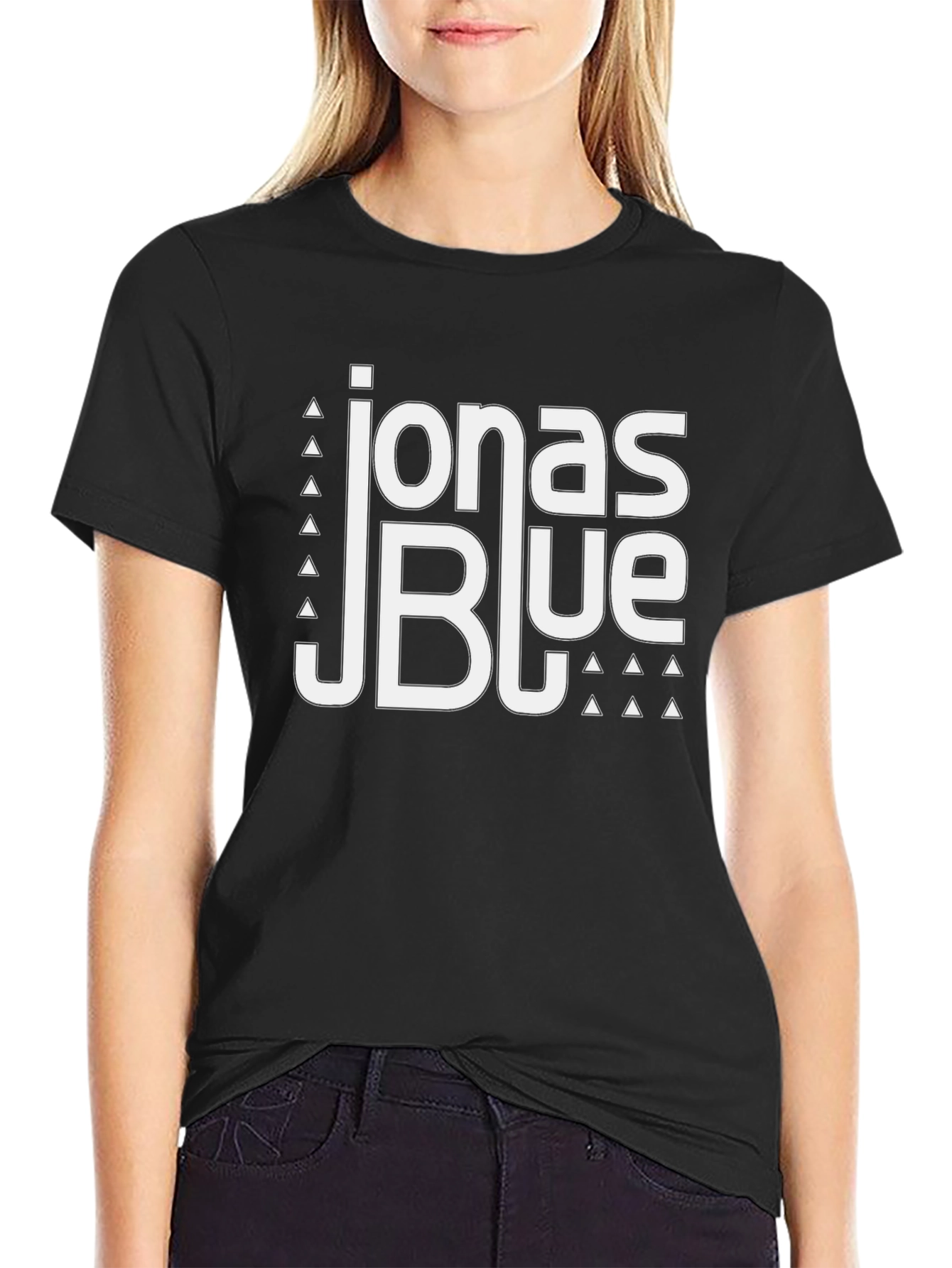 Jonas Blue Black Graphic Tee
