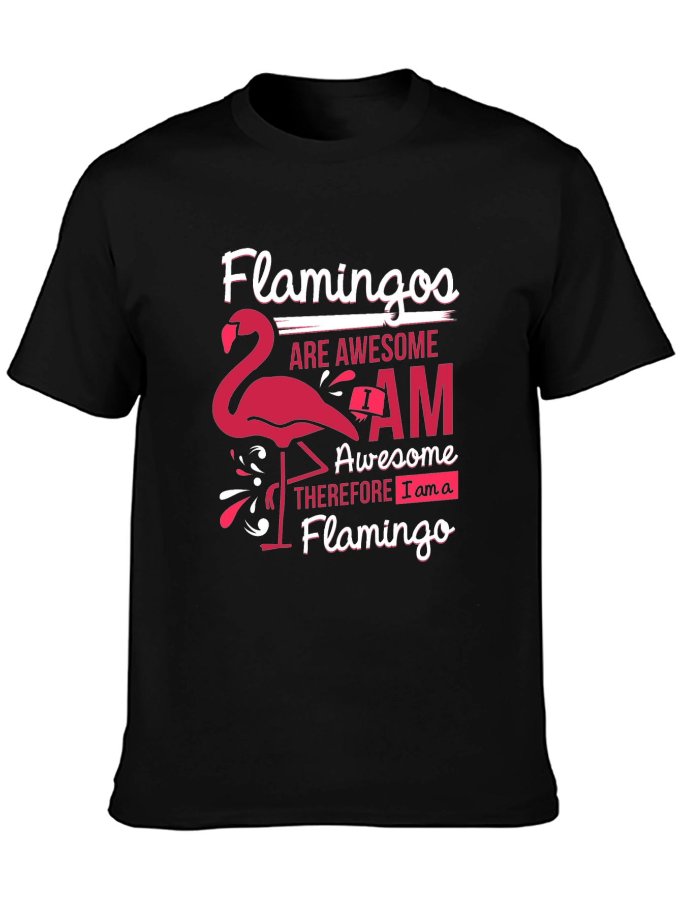 Flamingo Lover Graphic Tee - Awesome Flamingo T-Shirt