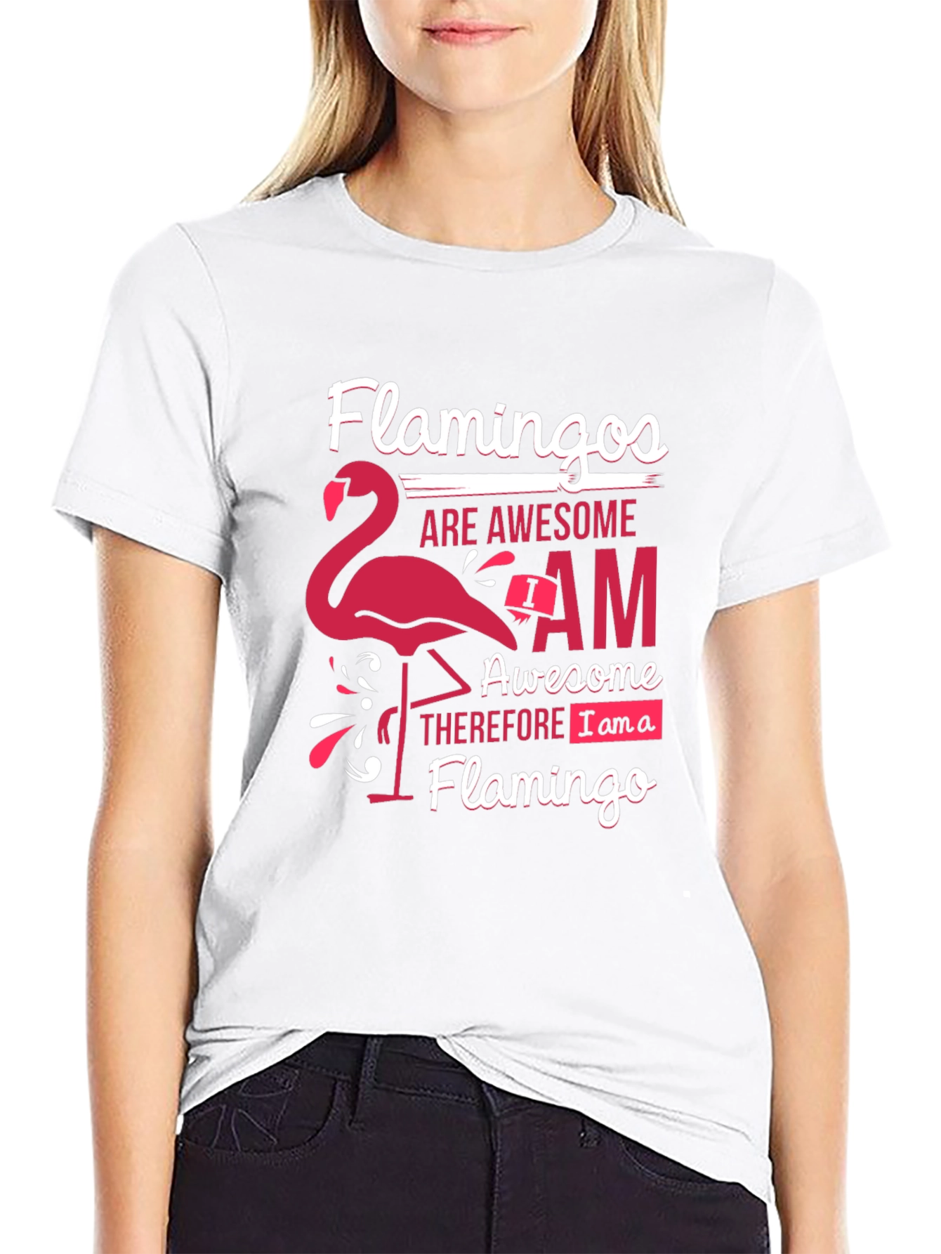 Flamingo Lover Graphic Tee - Awesome Flamingo T-Shirt