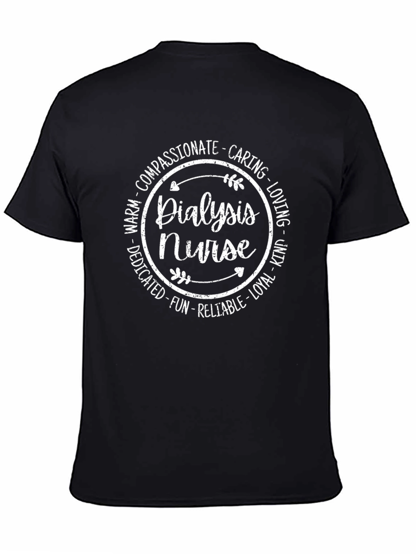 Dialysis Nurse Graphic T-Shirt - Compassionate Care