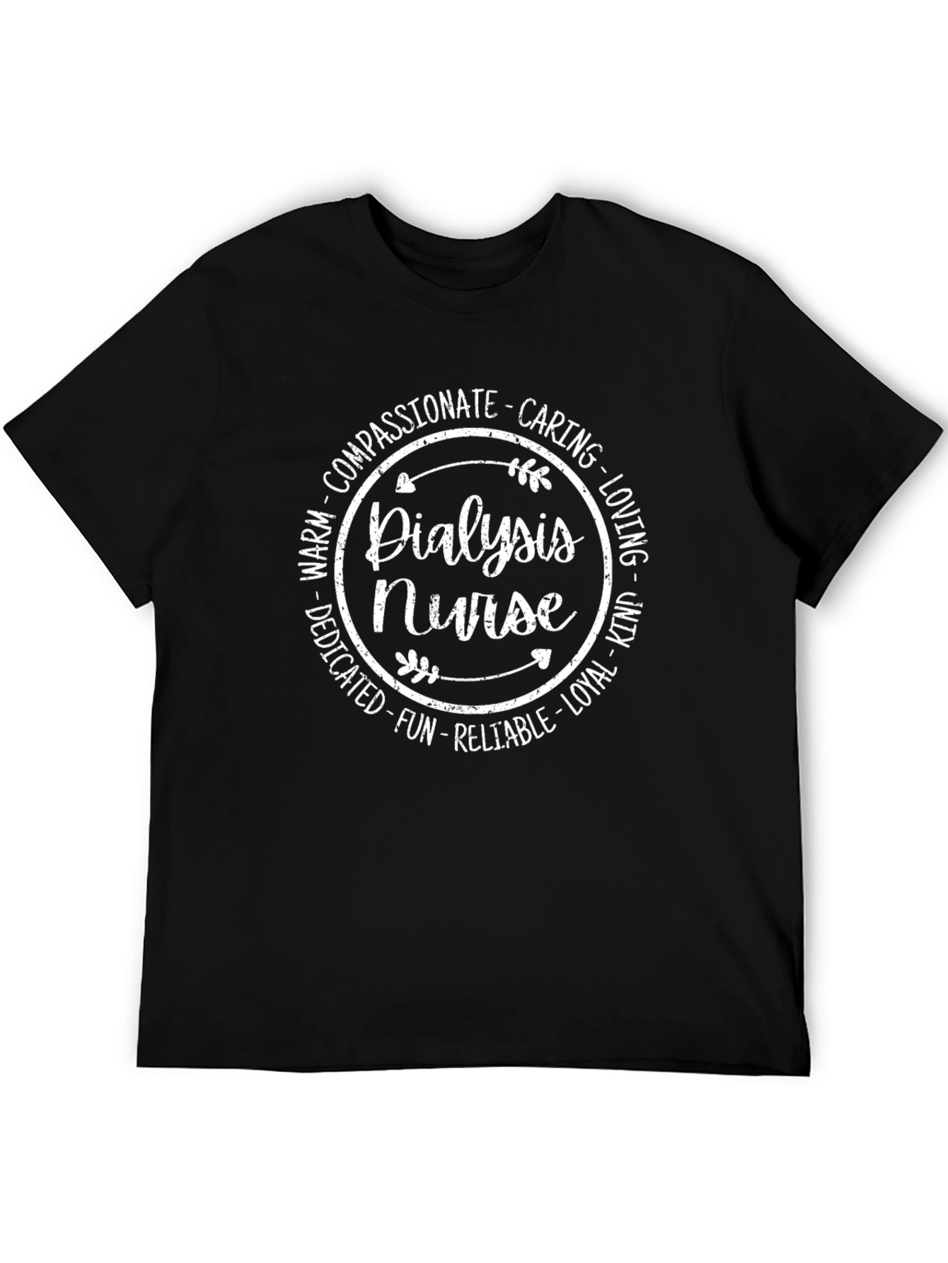 Dialysis Nurse Graphic T-Shirt - Compassionate Care
