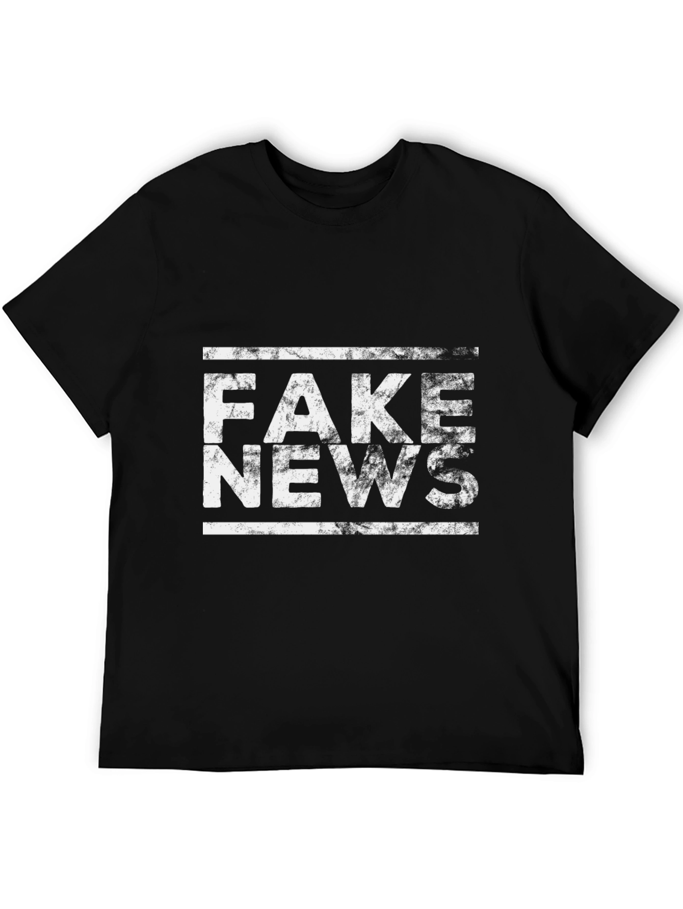 Fake News Graphic Tee - Statement T-Shirt