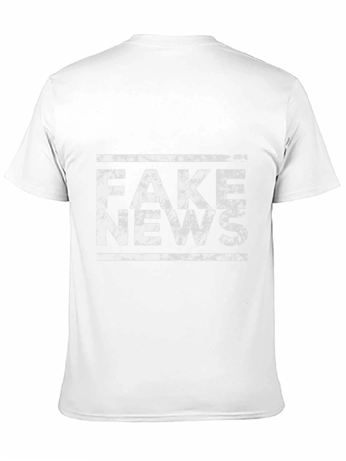 Fake News Graphic Tee - Statement T-Shirt