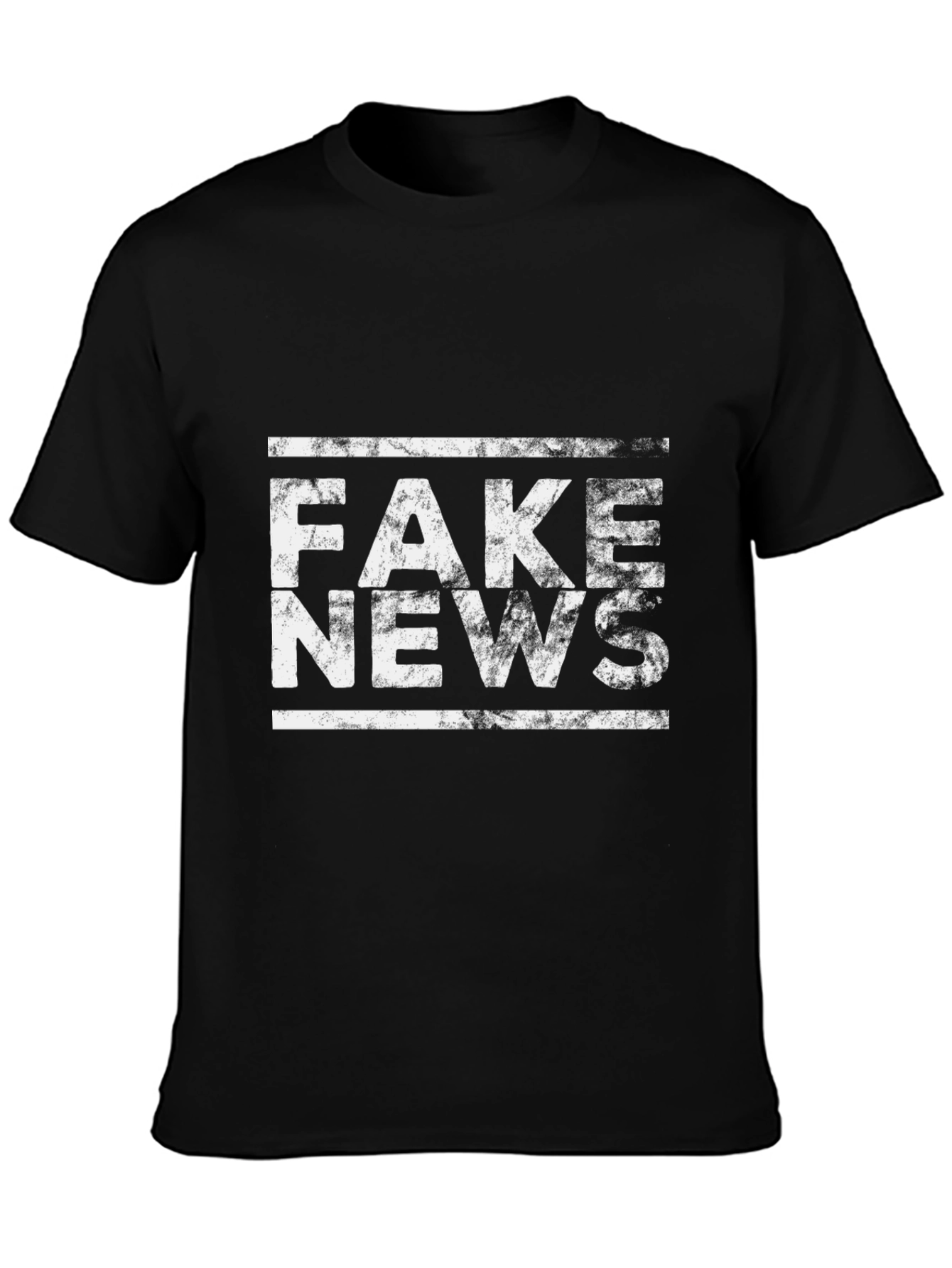 Fake News Graphic Tee - Statement T-Shirt