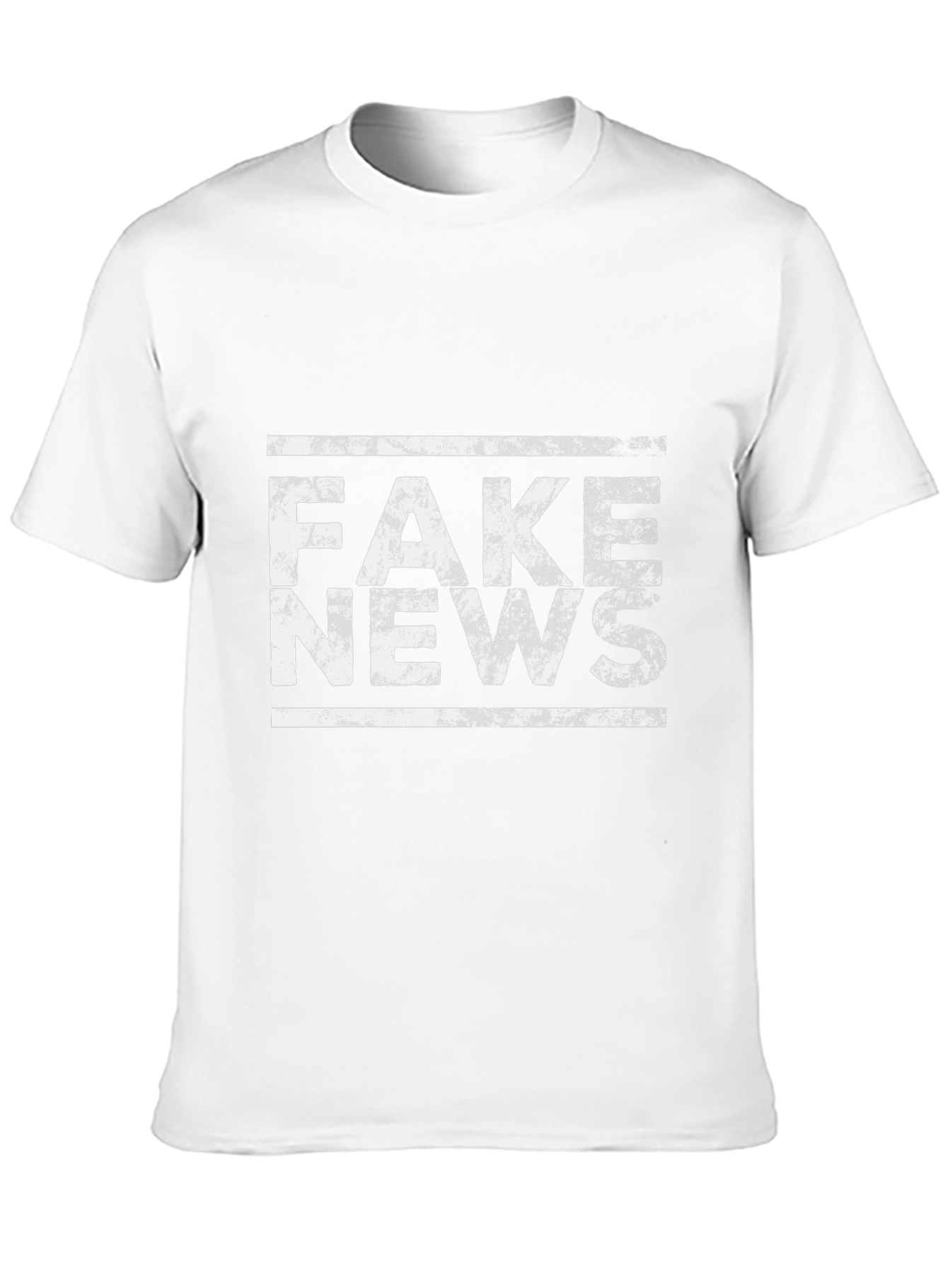 Fake News Graphic Tee - Statement T-Shirt