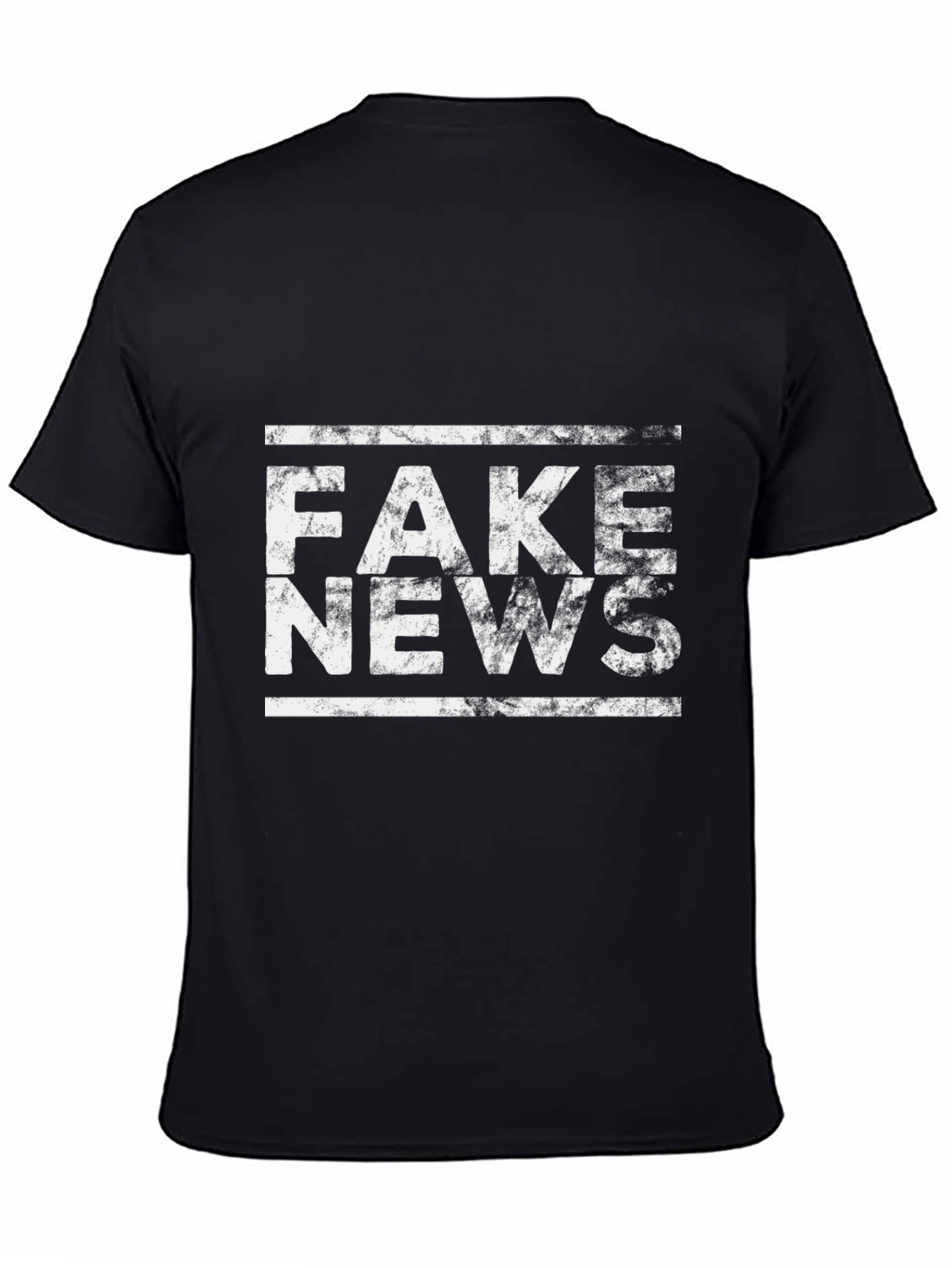 Fake News Graphic Tee - Statement T-Shirt