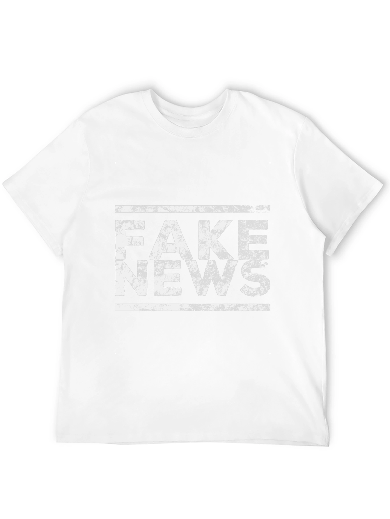 Fake News Graphic Tee - Statement T-Shirt