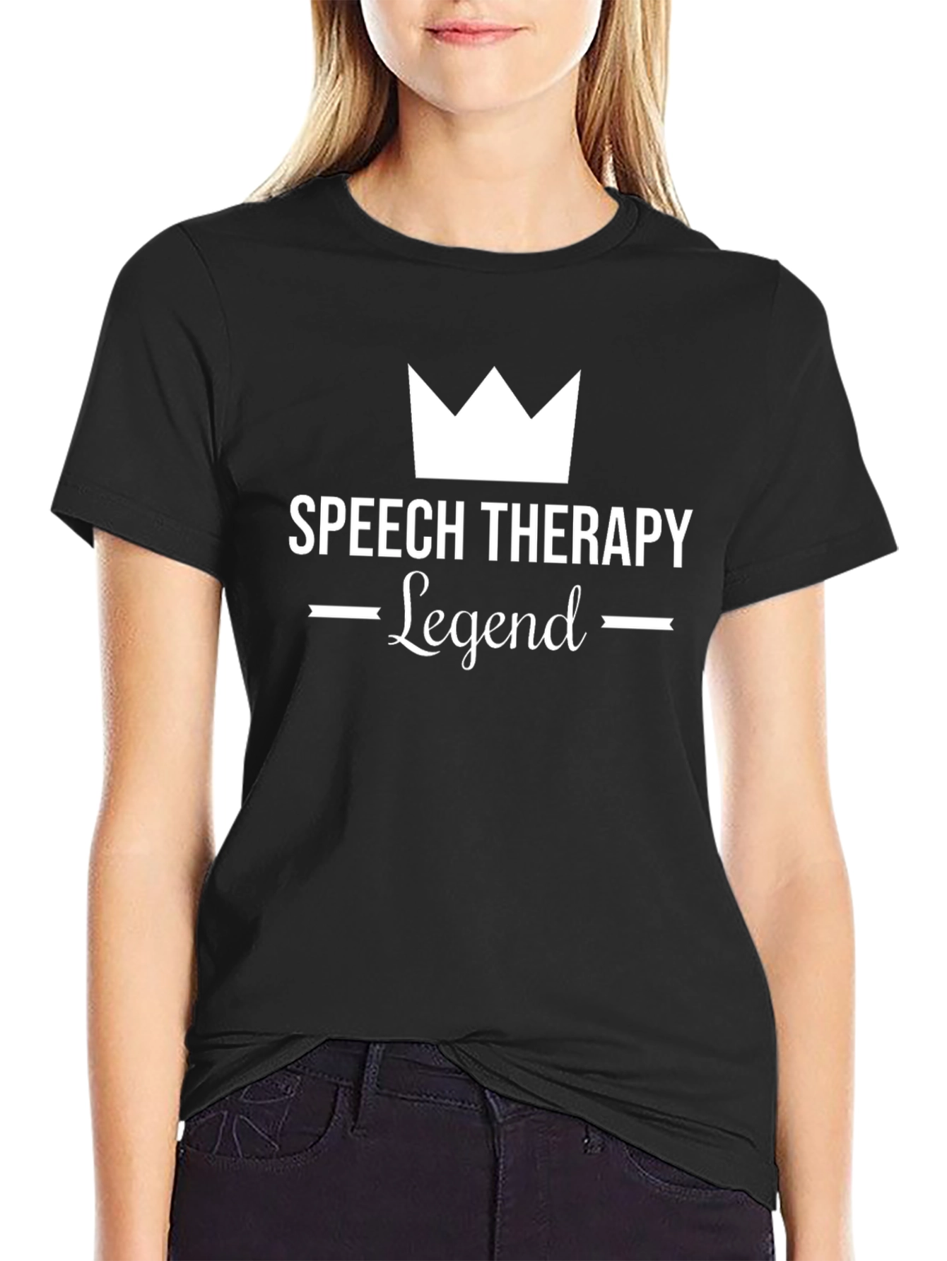 Speech Therapy Legend T-Shirt - Black