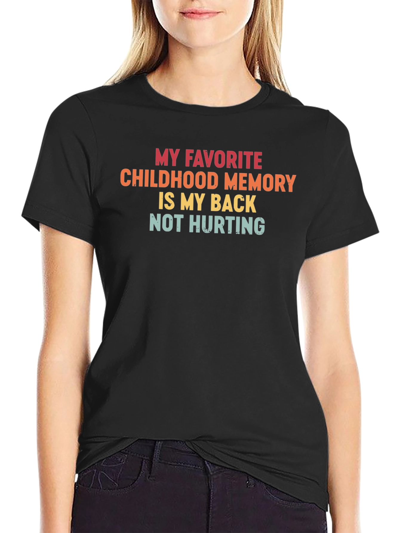 Funny Back Pain Relief T-Shirt - Childhood Memory
