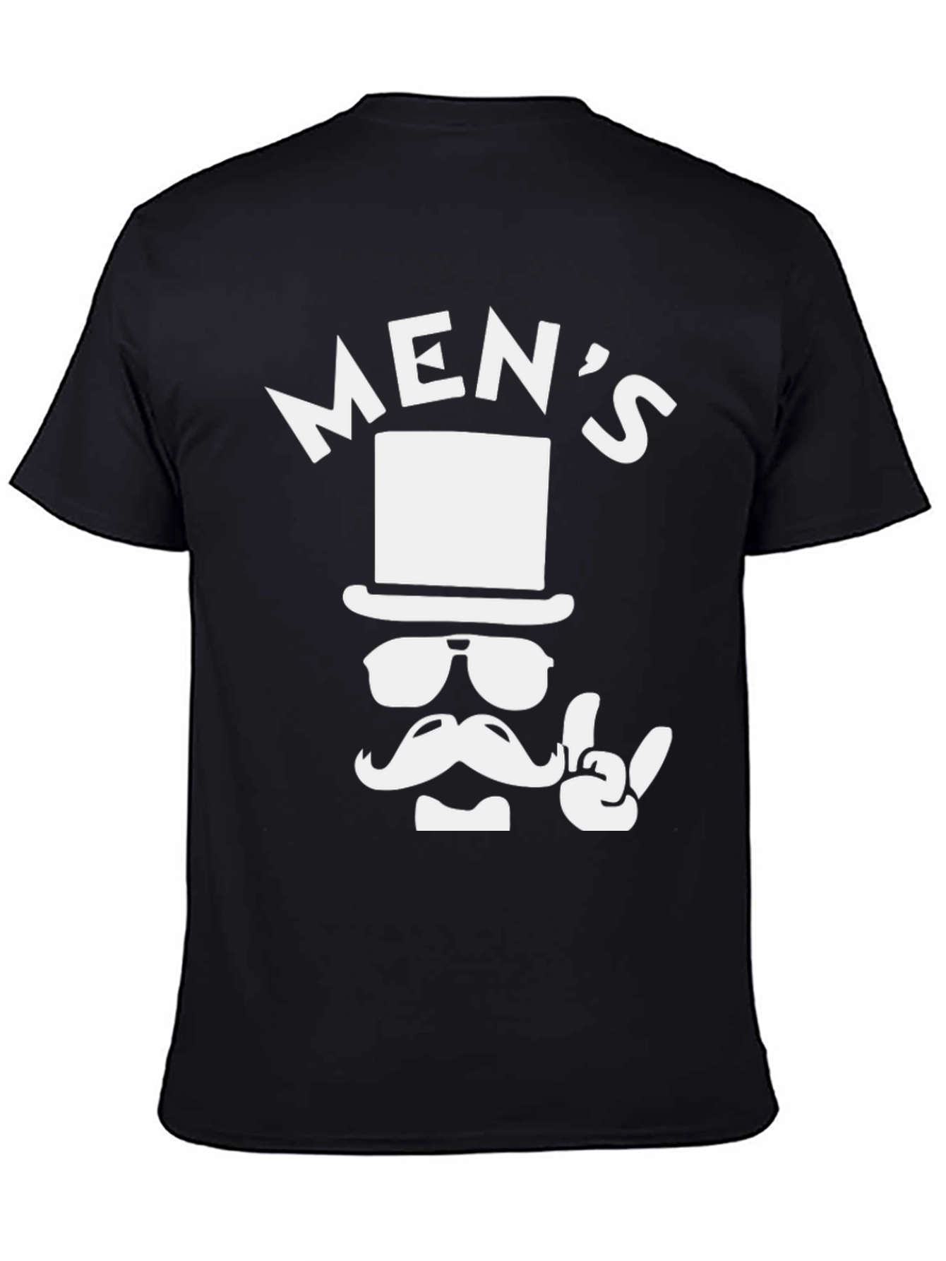 Mens Graphic Tee - Top Hat Gentleman