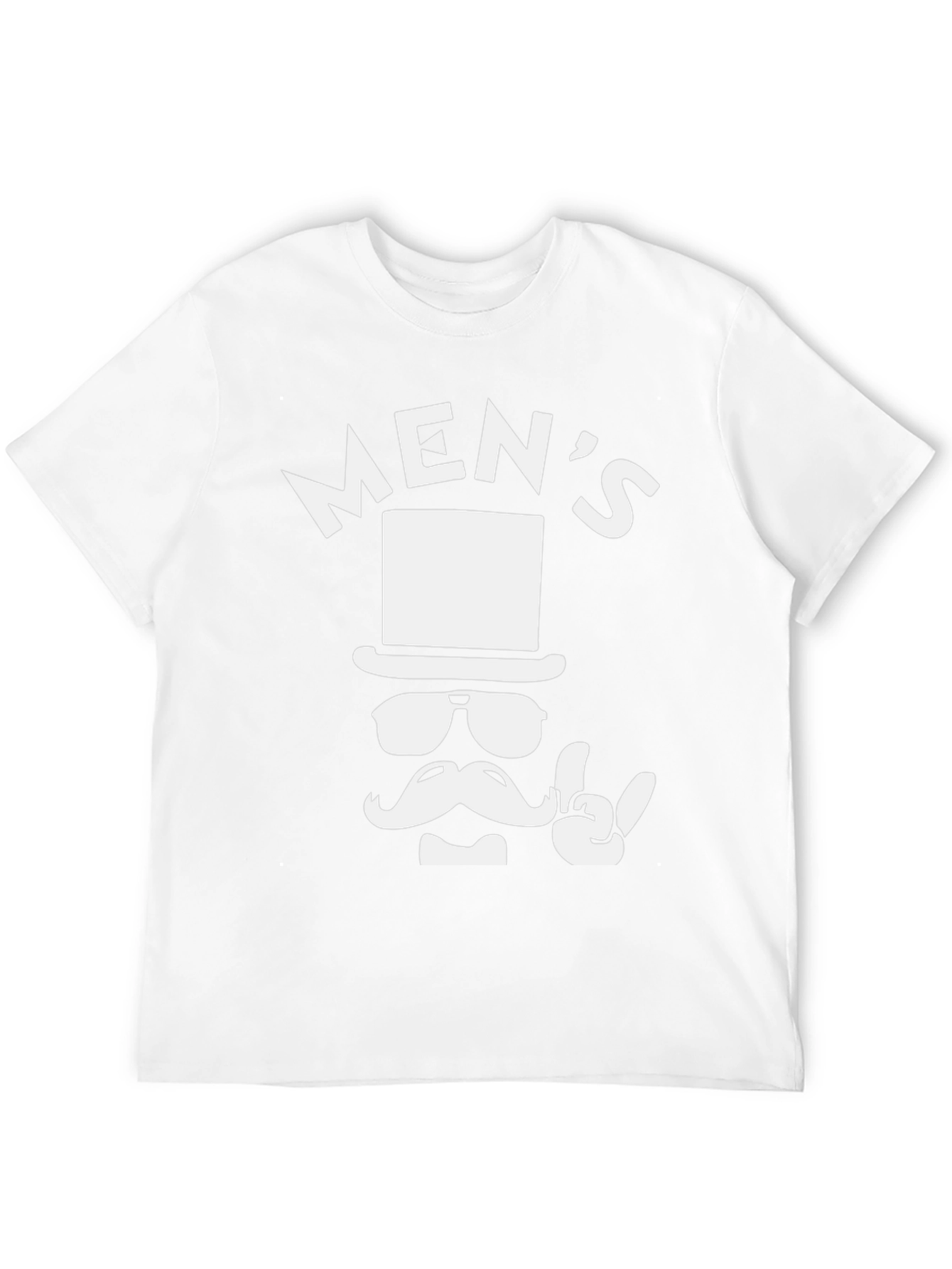 Mens Graphic Tee - Top Hat Gentleman