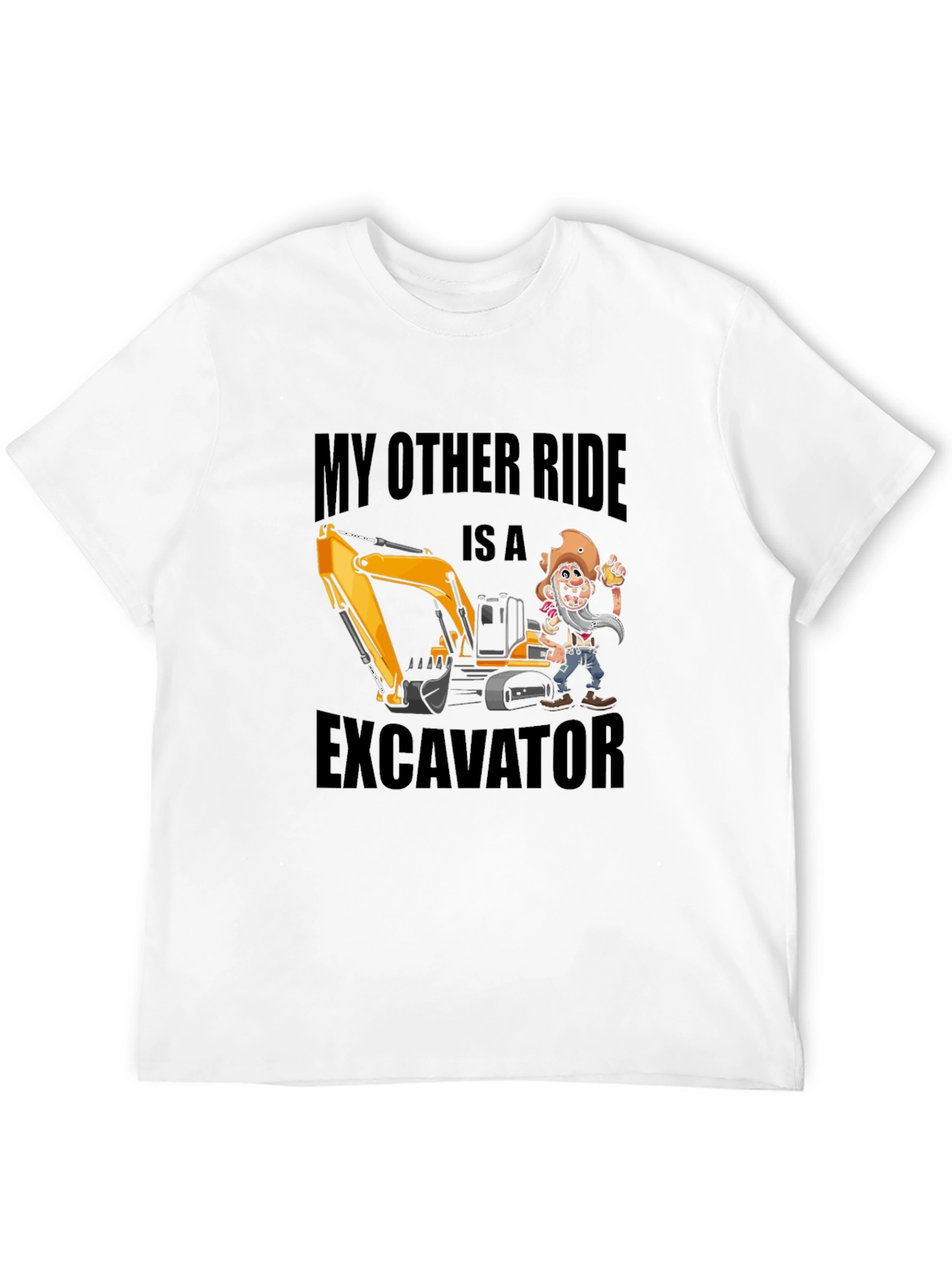 Excavator Ride Graphic T-Shirt