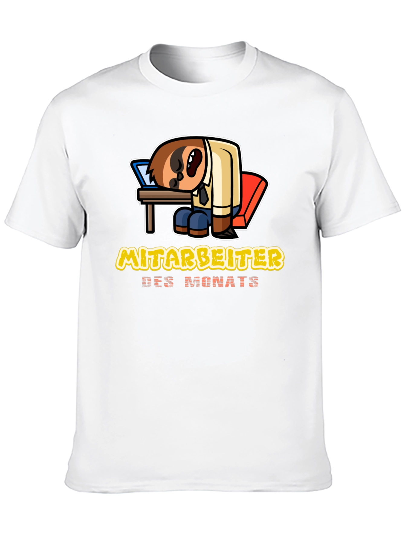 Employee of the Month Sloth Graphic T-Shirt